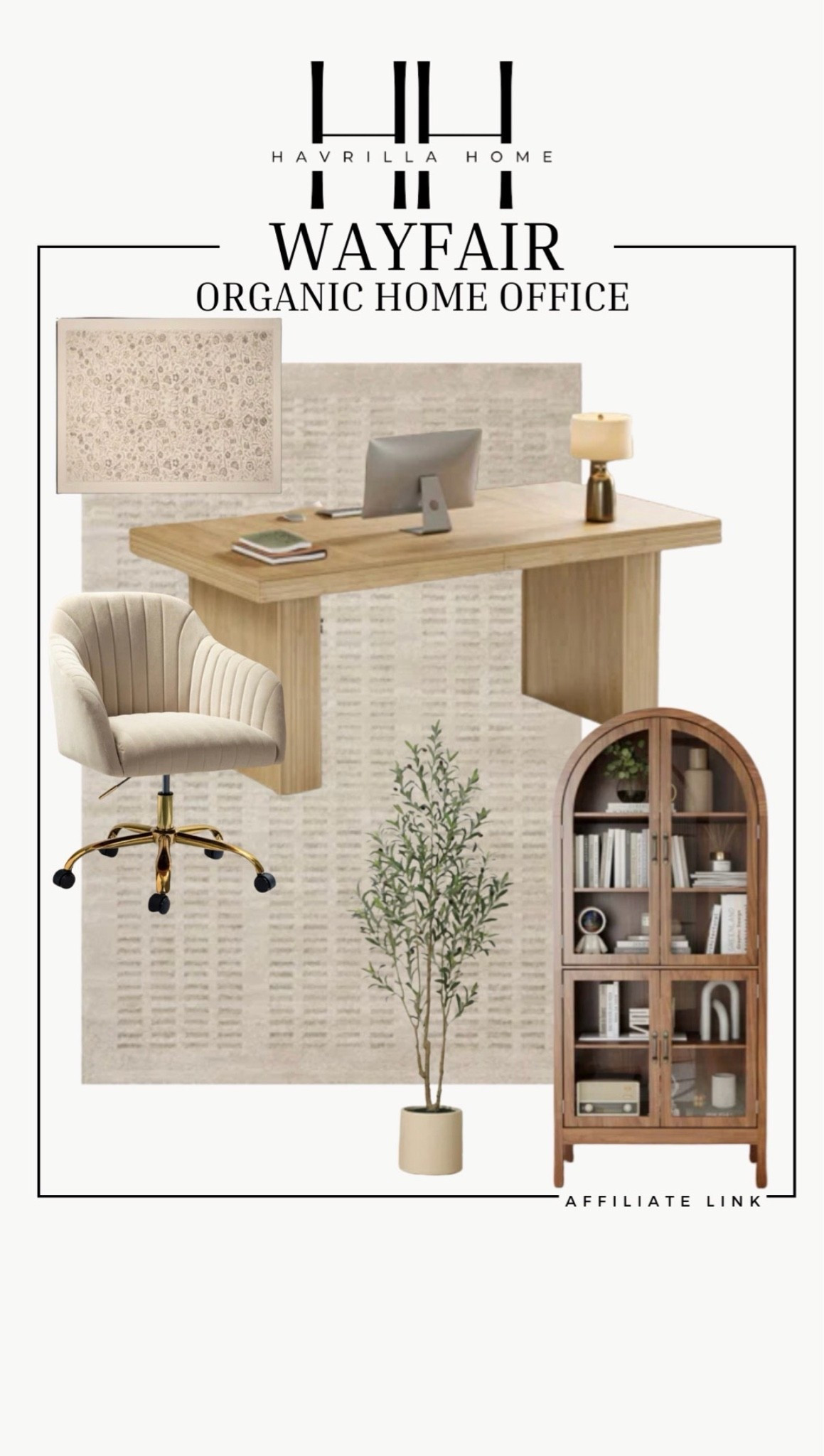 Wayfair Organic Home Office, wayfair home office furniture, wayfair natural wood desk, organic modern office decor, wayfair boucle office chairs, wayfair floating shelves, wayfair office lighting, neutral home office wayfair, wayfair modern desk accessories, wayfair minimalist office storage, wayfair office rugs 

 #LTKStyleTip

#LTKHome #LTKSaleAlert #LTKSeasonal