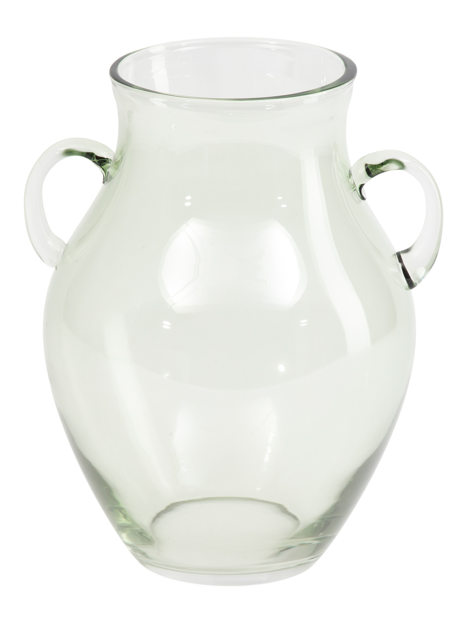9x15in Handblown Recycled Glass Amphora Decorative Vase | TJ Maxx