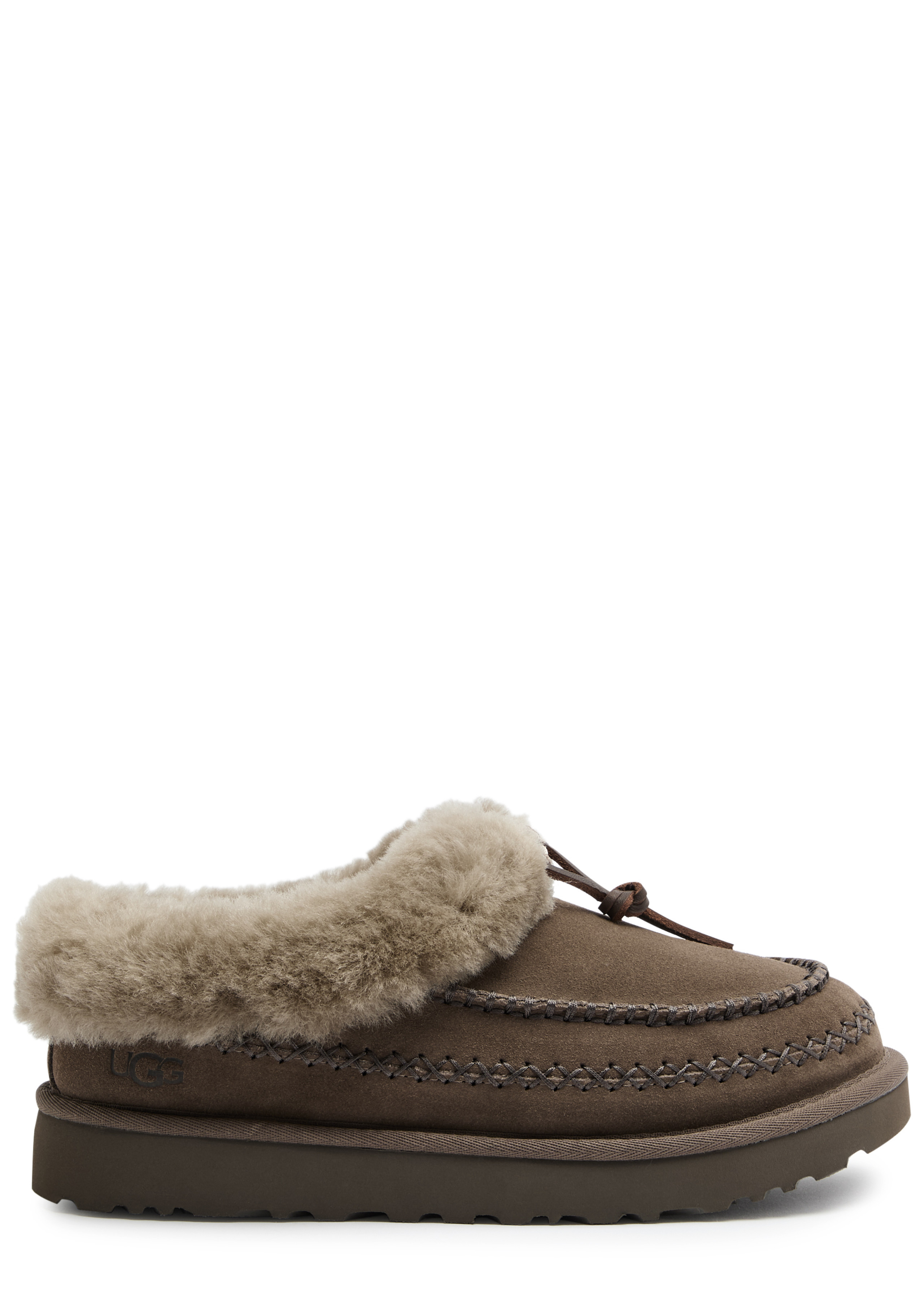 Tasman Alpine suede flatform slippers | Harvey Nichols