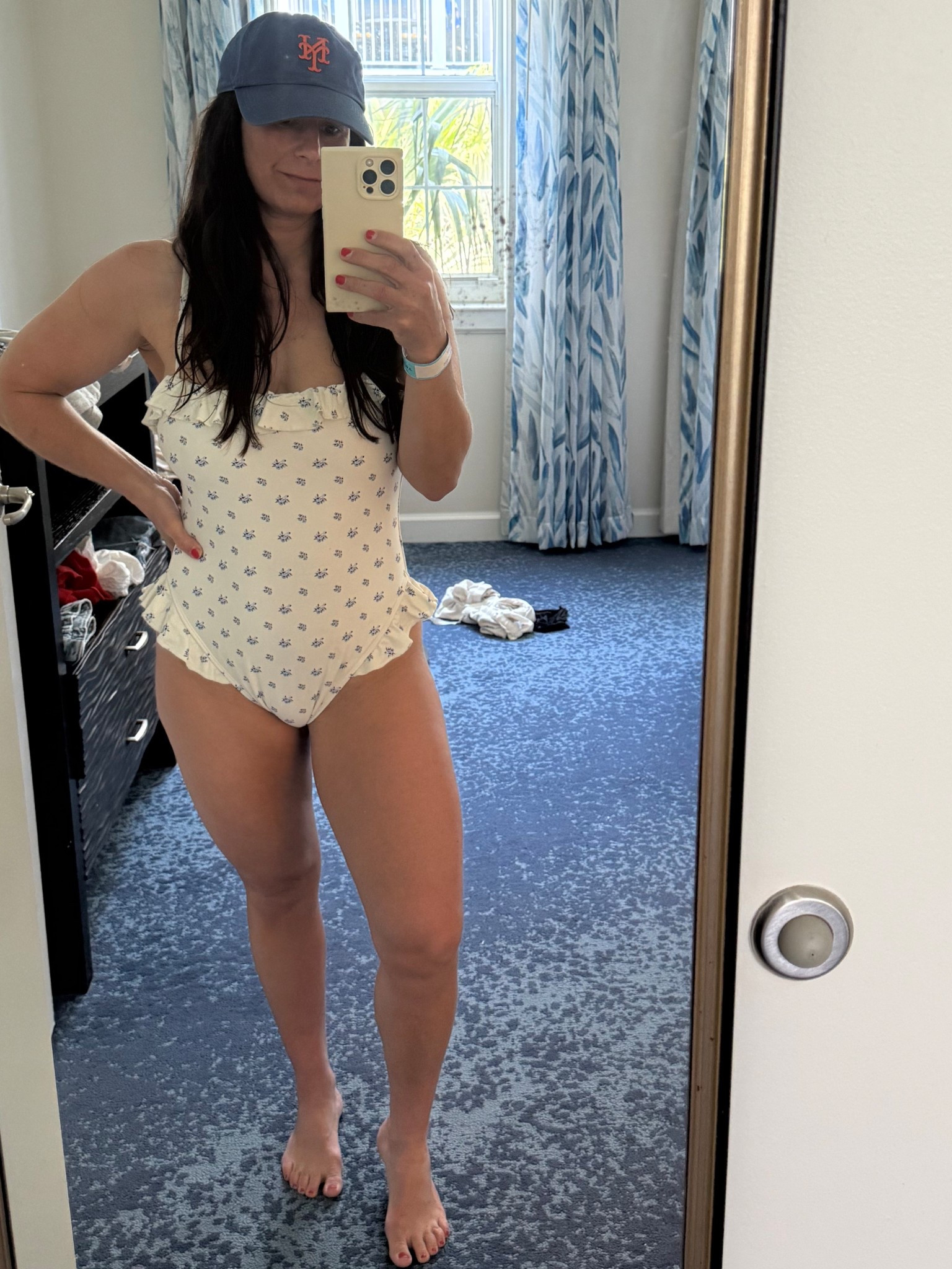 This suit is unreal. I’m in an XL but I also have a L the L is just a tad cheekier  

#LTKTravel #LTKSeasonal #LTKOver40