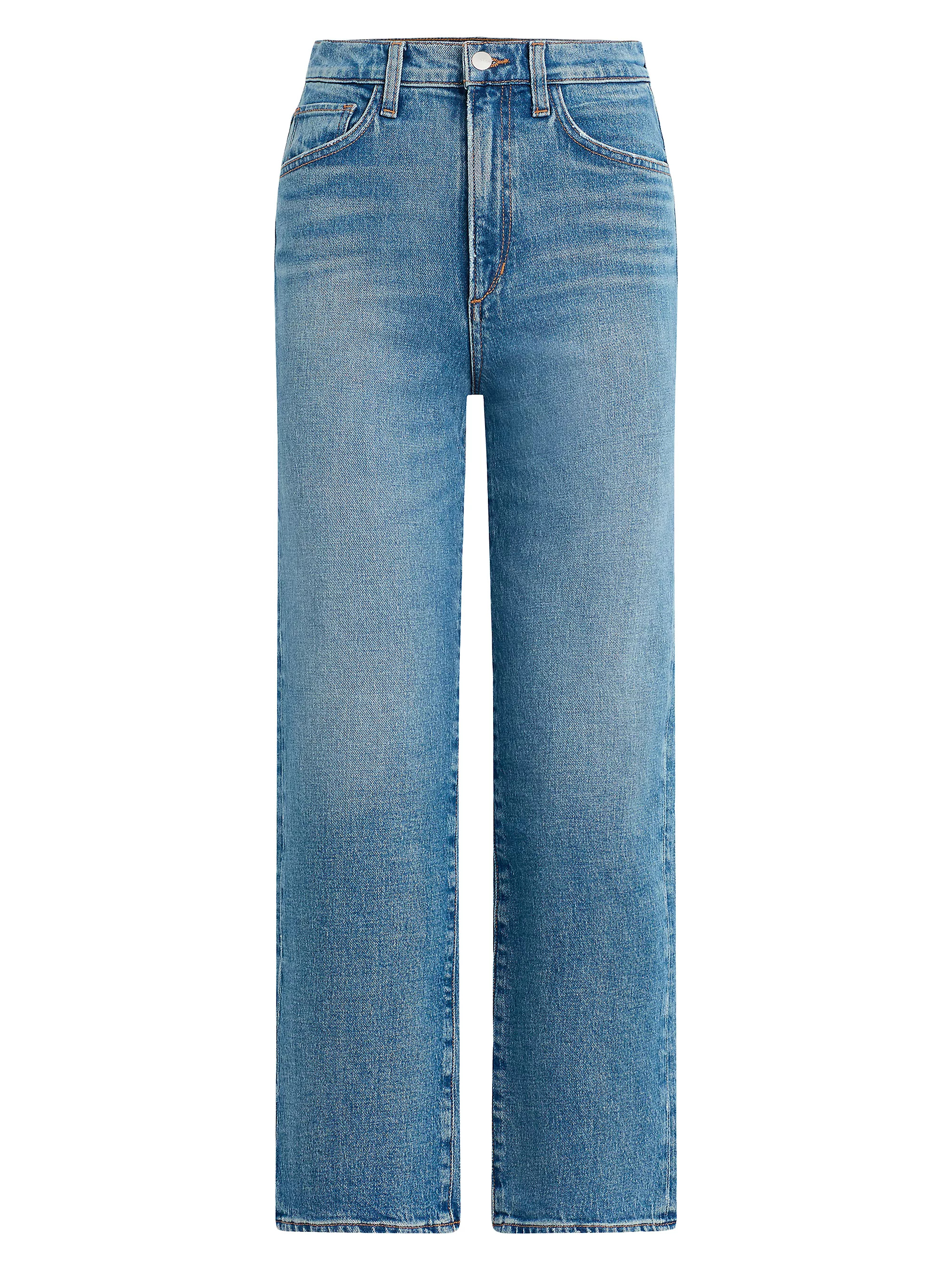 The Margot High-Rise Crop Straight-Leg Jeans | Saks Fifth Avenue