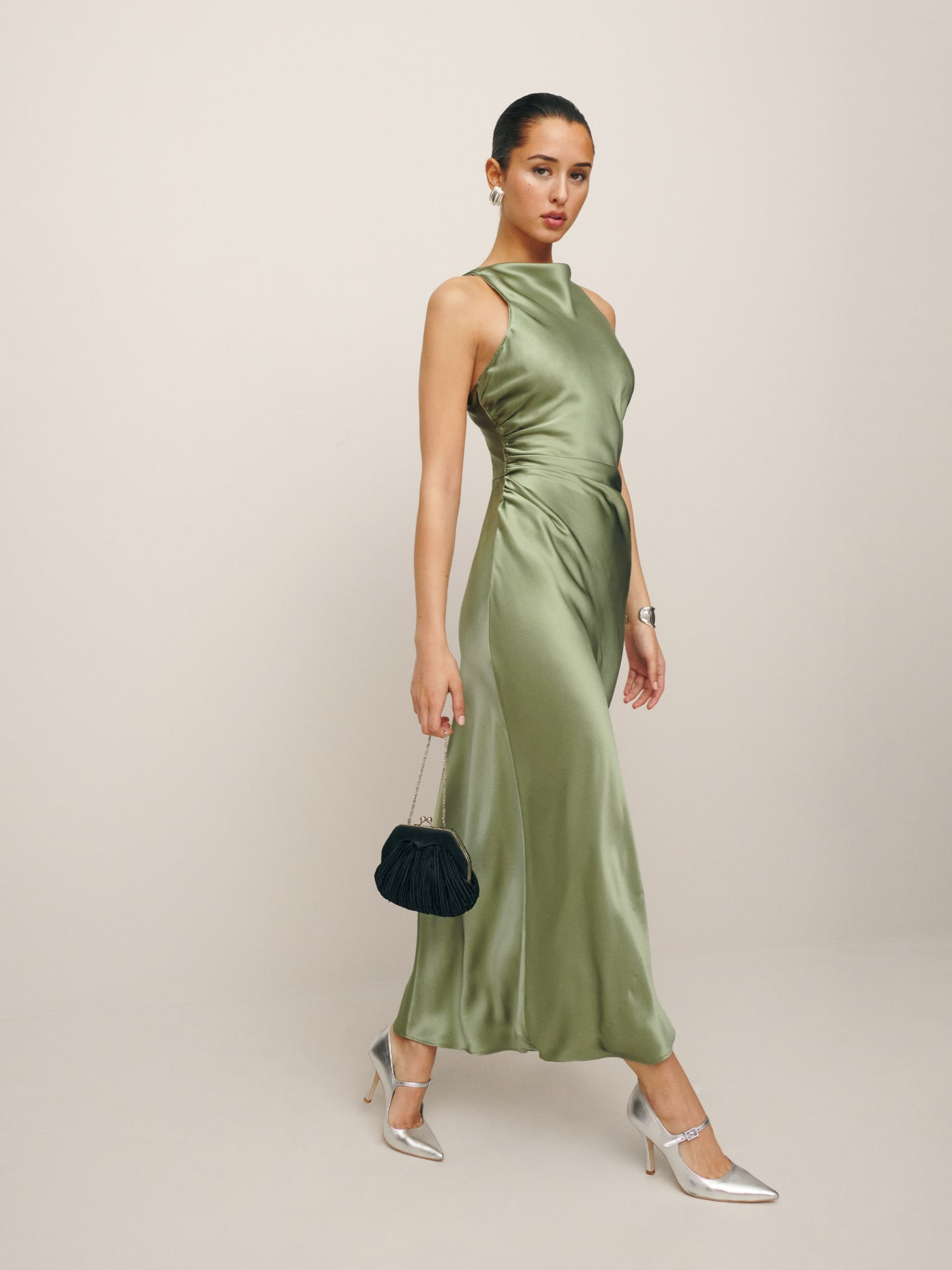 Casette Silk Dress | Reformation (Global)