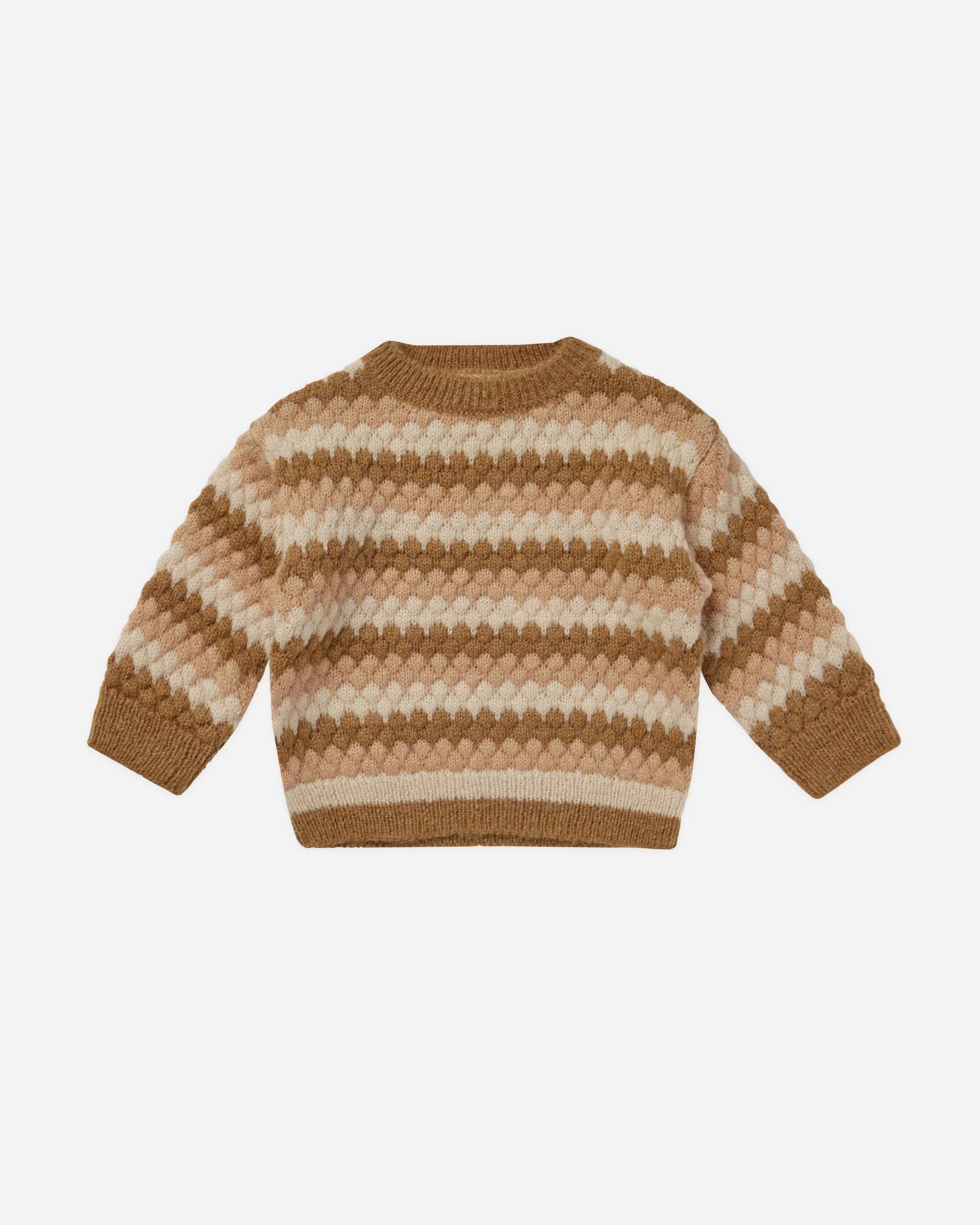 Aspen Sweater || Multi-Stripe | Rylee + Cru