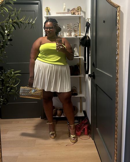 A lil tennis skirt fashion first attempt 

#LTKplussize