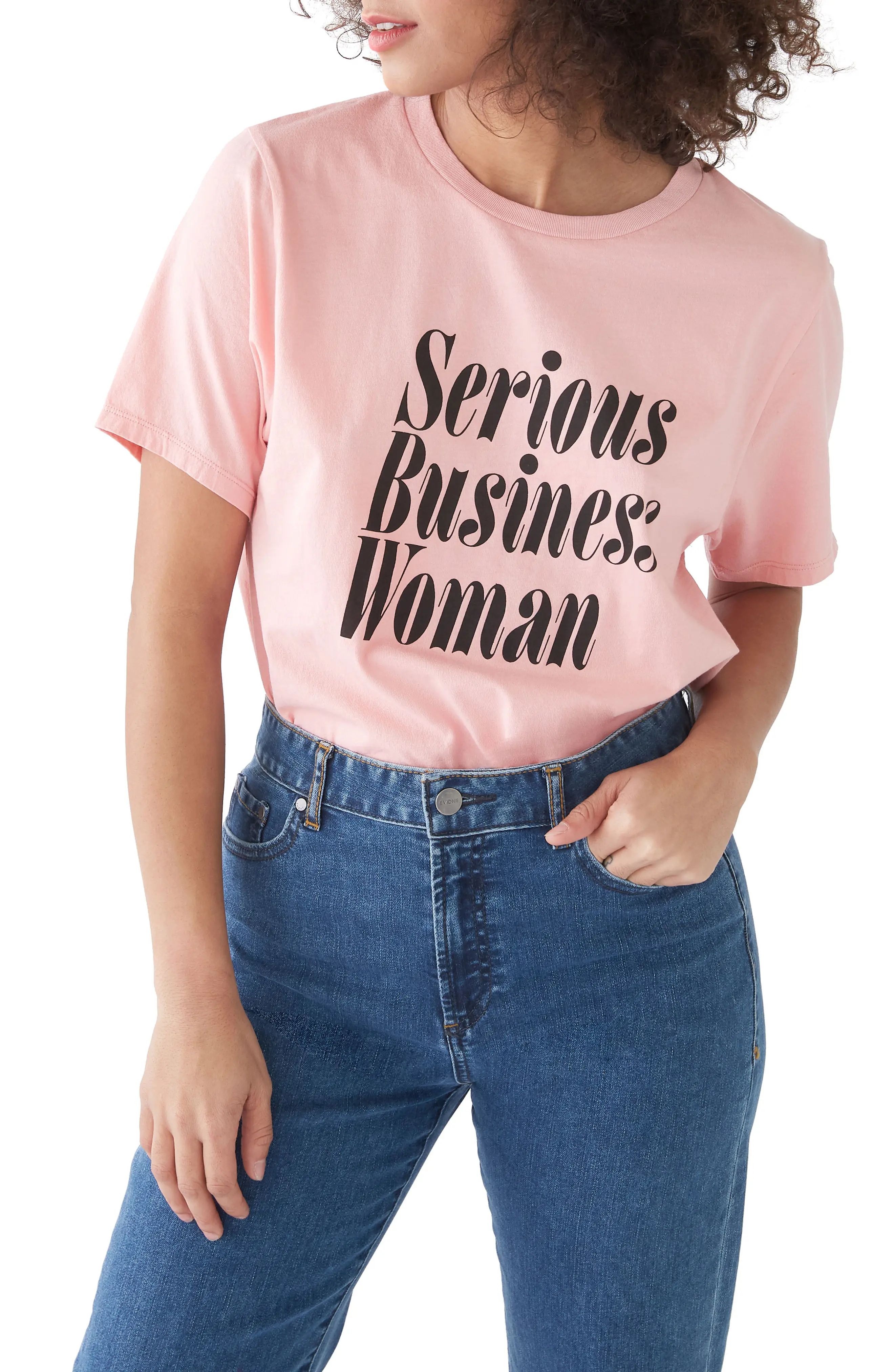ban.do Serious Business Woman Classic Tee | Nordstrom