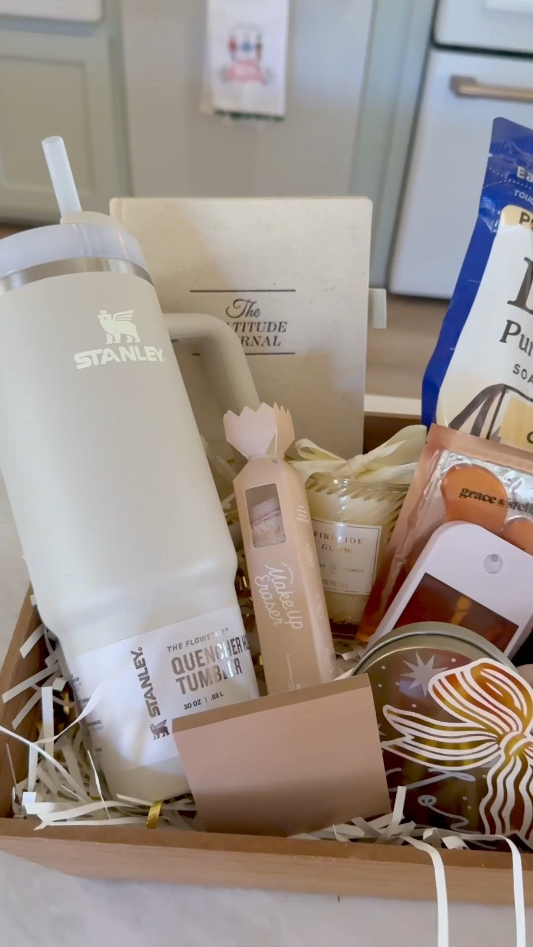 New Year’s resolutions gift basket! 

Host a NYE party and ask everyone to bring favorite things or specific resolution items and support each other throughout the year to meet your goals! 

Gratitude journal - be more grateful and count your blessings. Find peace! 
Bath Soak + candle  - take time for self care
Stanley - drink more water
Arm weights - get more fit and strong 
Eye patches and makeup eraser - take better care of your skin! 
Note pad (or planner) - stay more organized 
Touchland - stay healthier 
Gift card - to snag anything else you need to kick of 2026! 

This year it’s all about girls supporting girls! Happy new year! 


#LTKGiftGuide #LTKfitnessgoals #LTKselfcare

#LTKSeasonal #LTKFindsUnder50 #LTKmorningroutine