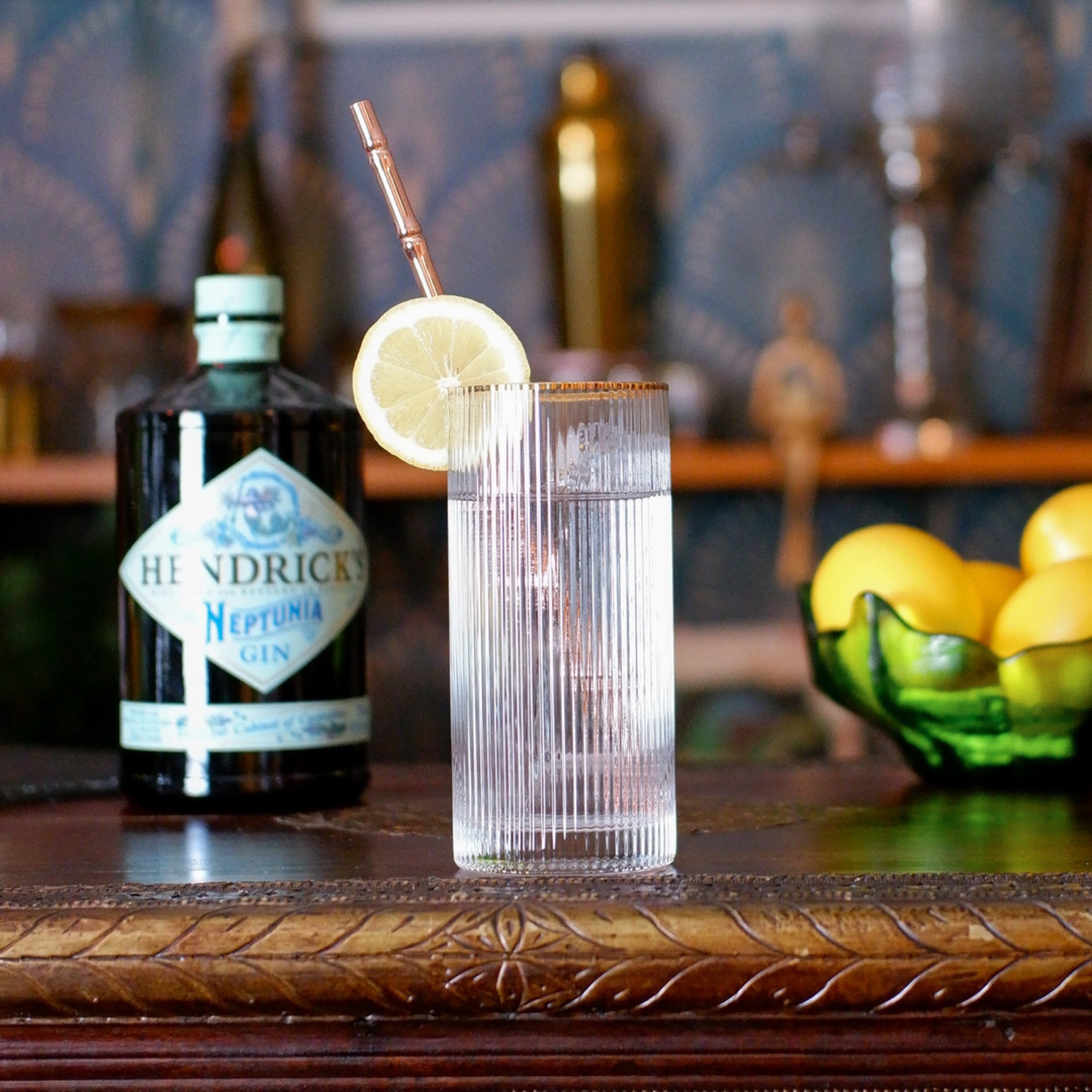 Gin and tonics in beautiful highball glasses with reusable straw!

#LTKSeasonal