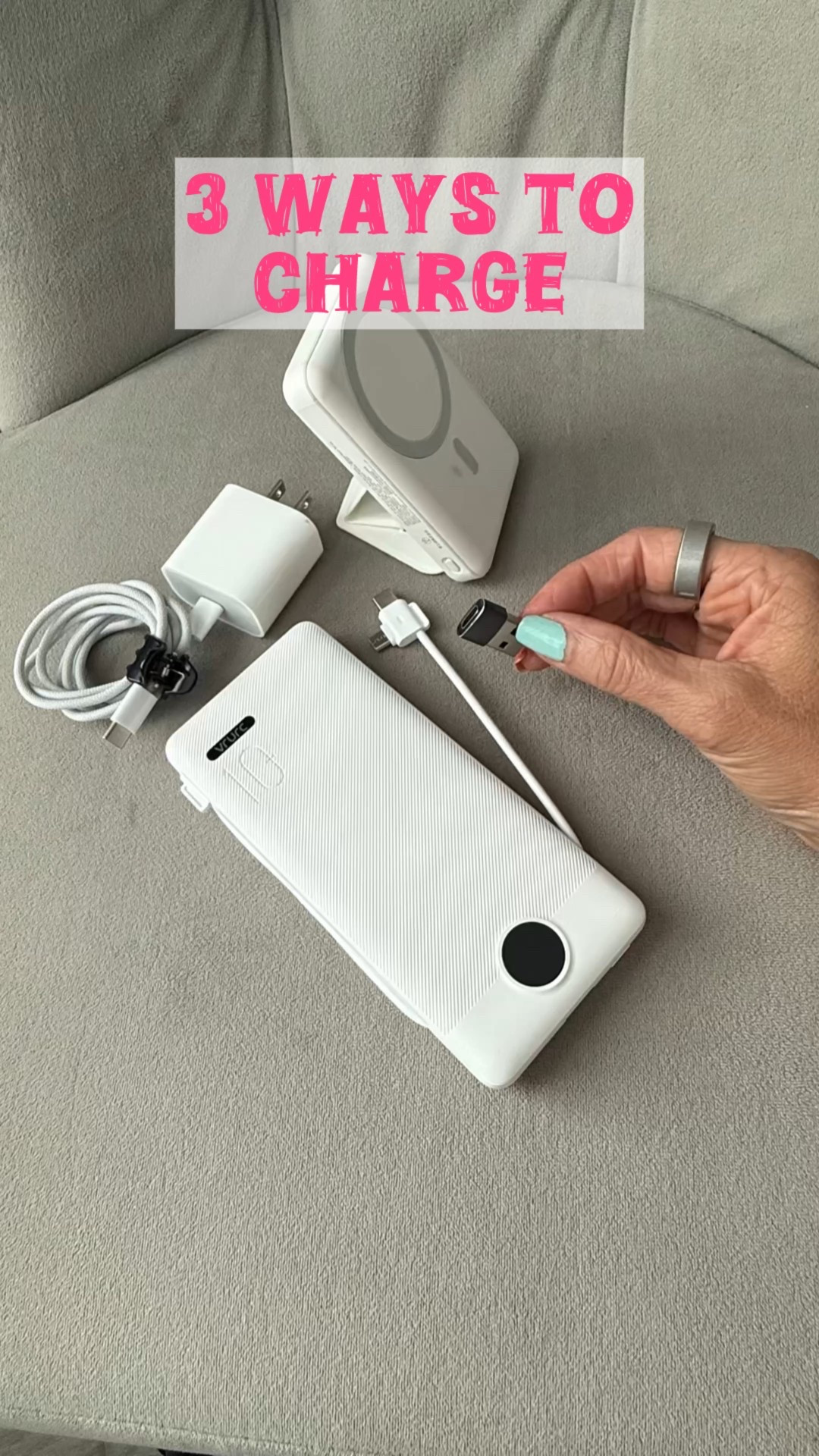 3 ways to charge on the long haul flights 

#LTKTravel