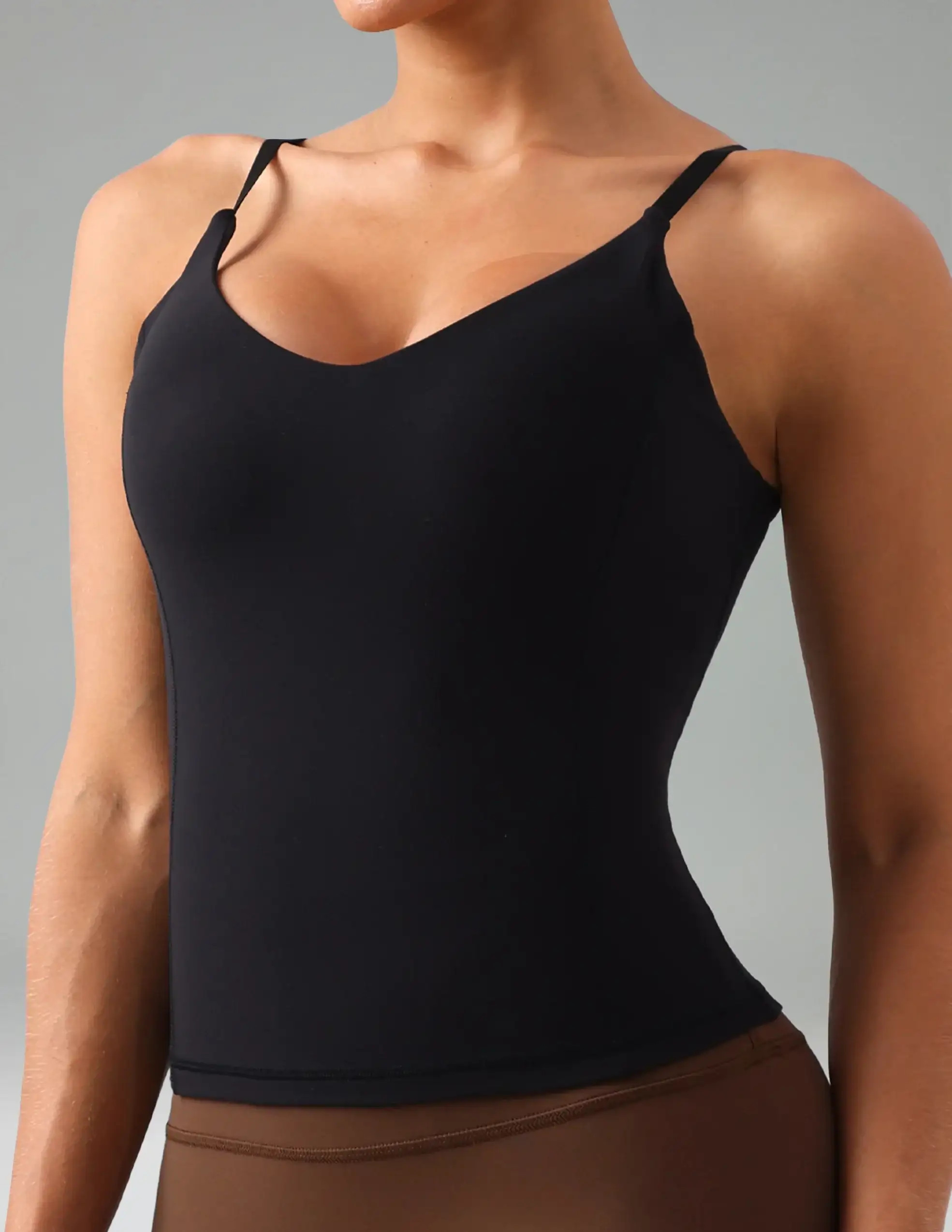 Dreamlux V-Neck U-Back Cami w/ Adjustable Straps | Colorfulkoala