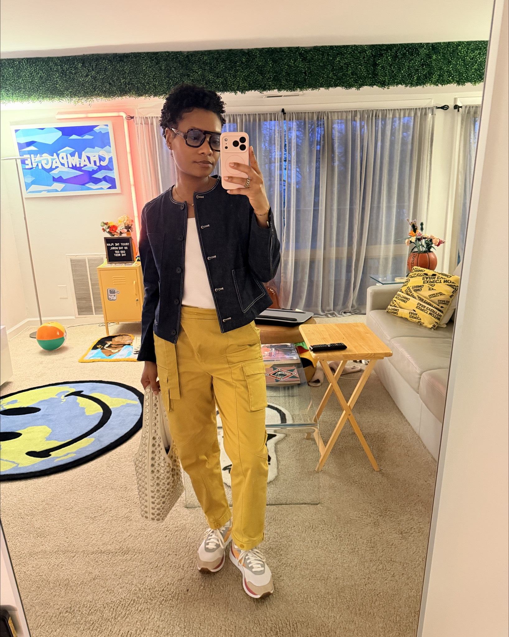 I love these cargo pants! They’re easy to dress up and down and are a fun pop of color! I will tag similar options below! 

#LTKootd #LTKSeasonal #LTKgrwm