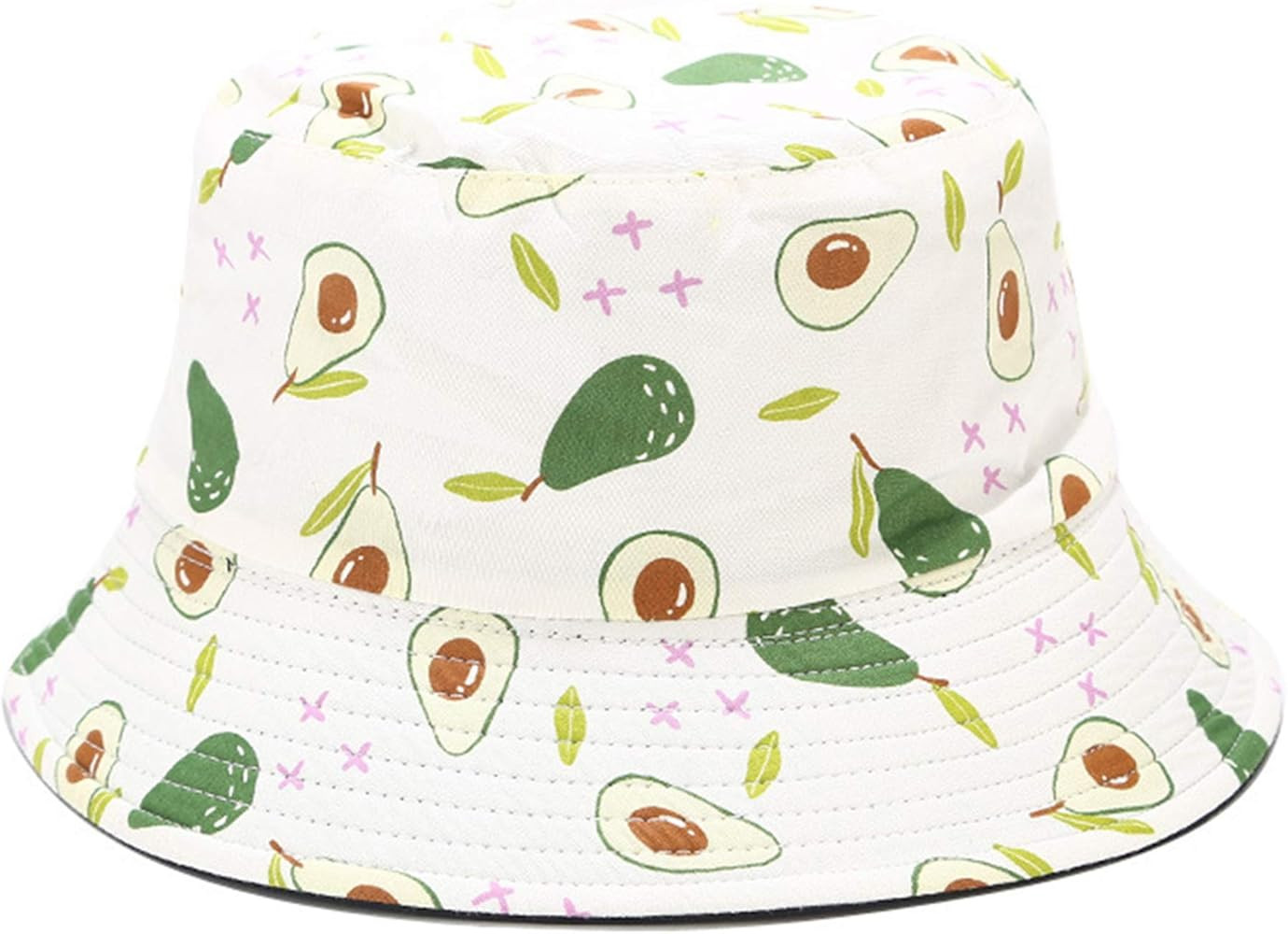 Mashiaoyi Unisex Print Double-Side-Wear Reversible Bucket Hat | Amazon (US)