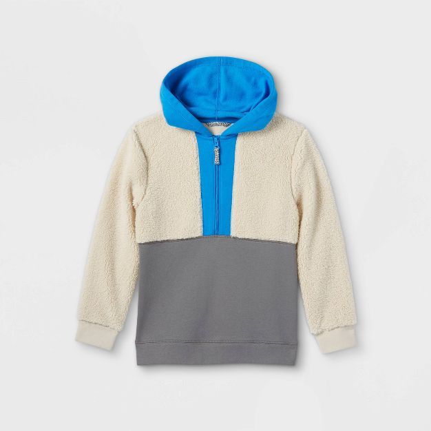 Boys' Sherpa Colorblock Sweatshirt - Cat & Jack™ | Target