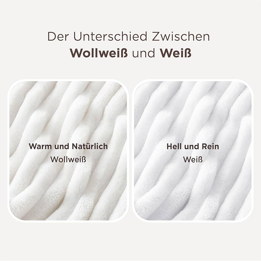 BEDSURE Kuscheldecke Flauschig - Wolldecke & Fleecedecke, Sofadecke, Weiche Warme Grobe Korddecke... | Amazon (DE)