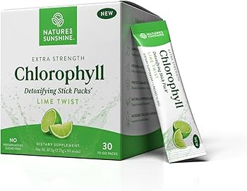 Nature's Sunshine Chlorophyll Stick Packs: Supercharge Your Detox and Boost Gut Health in Conveni... | Amazon (US)