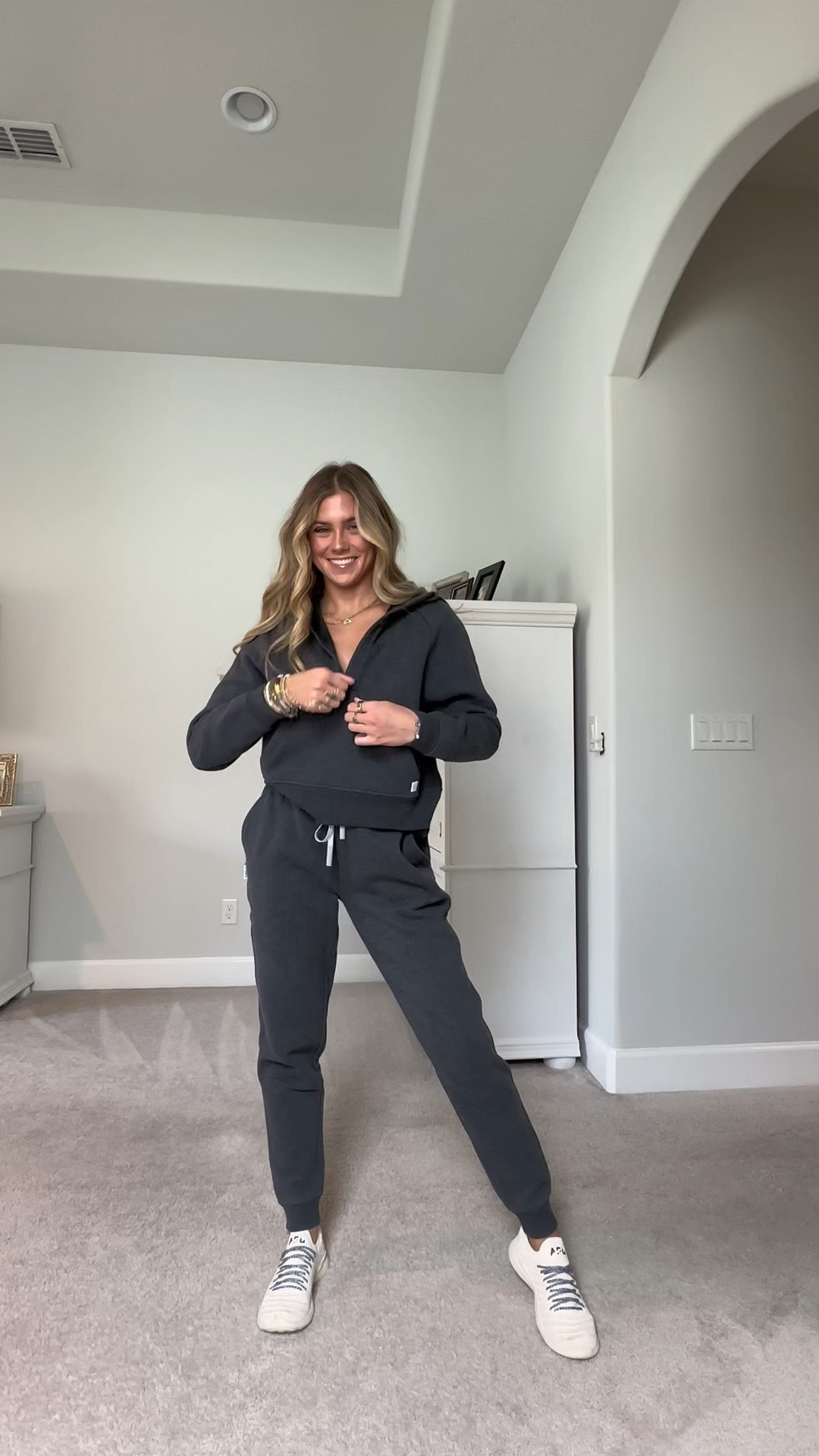 Rhoback: Link with code attached is https://bit.ly/43IgPot My coupon code: SV-F4B39E0JGH8Y

@rhoback #rhoback #craveactivity Rhoback | I always wear the size XS in Rhoback and a size small in the crewneck. | | Matching set. Activewear. Joggers. Sweatshirt. Hoodie. Workout set. Athletic wear. Athleisure. Performance hoodie. Sweatpants. Two piece set. Buttery soft fabric. Four way stretch fabric. Styling. #workoutgear #workoutwear #pilates #ootd #outfit #athleticwear #athleticoutfit 

#LTKSeasonal #LTKActive #LTKSaleAlert