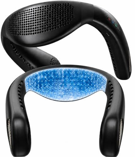 TORRAS COOLiFY Air 2026 Upgraded Neck Fan Air Conditioner, Dual-Airflow Pro Cooling, Ultra Light Portable Fan Rechargeable, Personal Cooling Fan Travel Essentials, Gift for Dad Husband Father, Black | Amazon (US)