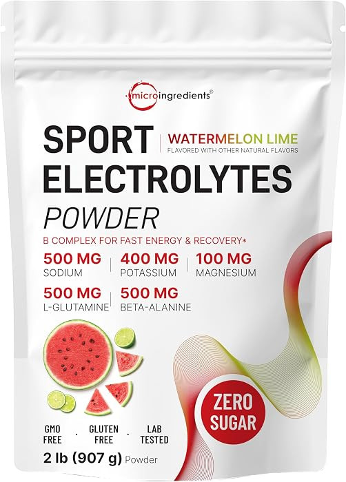 Micro Ingredients Electrolytes Powder, 2 lbs | 90 Servings | Sugar Free Workout Hydration | Potas... | Amazon (US)