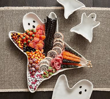 Ghost Shaped Stoneware Serving Platter | Pottery Barn (US)