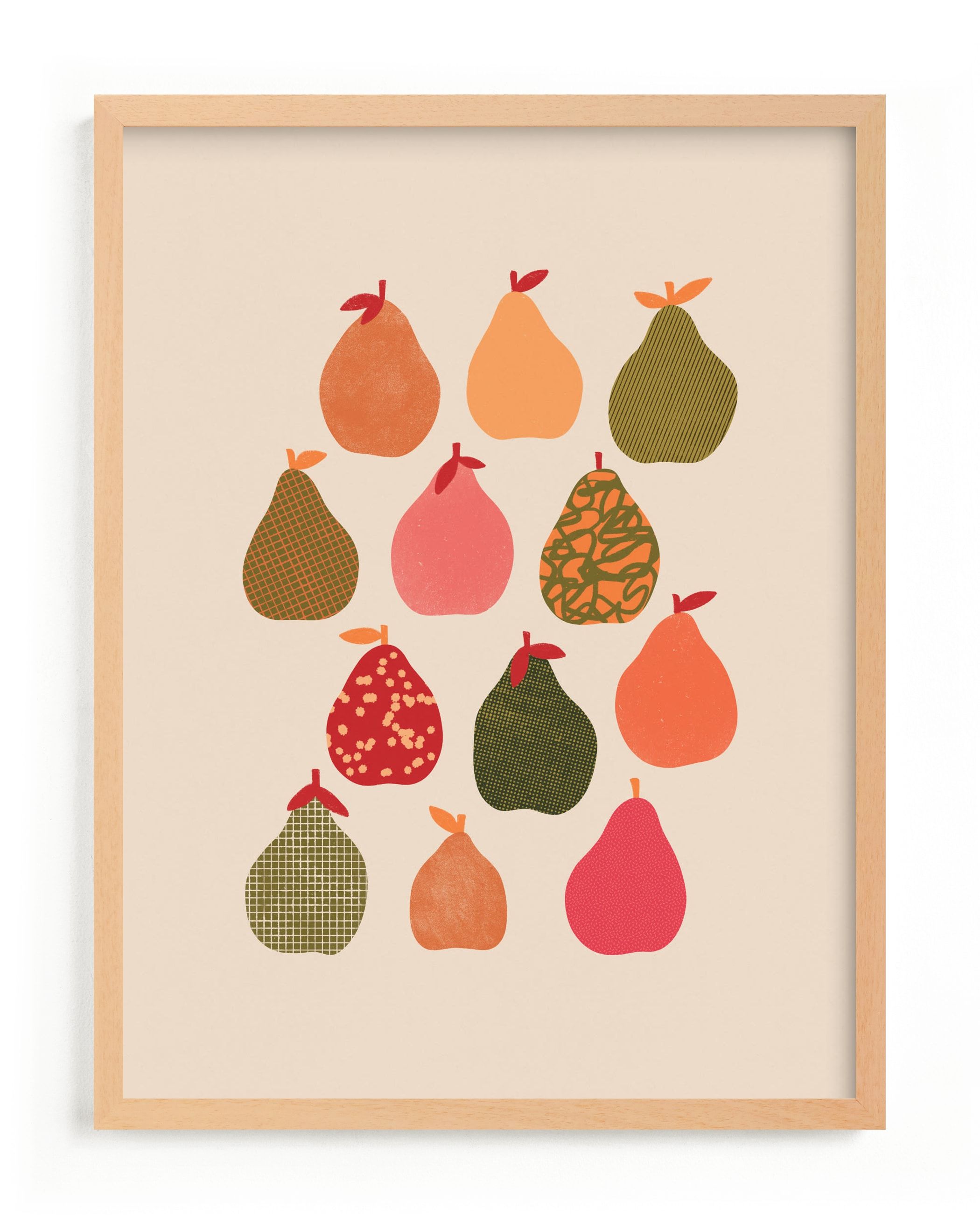 "Pears" - Graphic Limited Edition Art Print by Alisa Galitsyna. | Minted