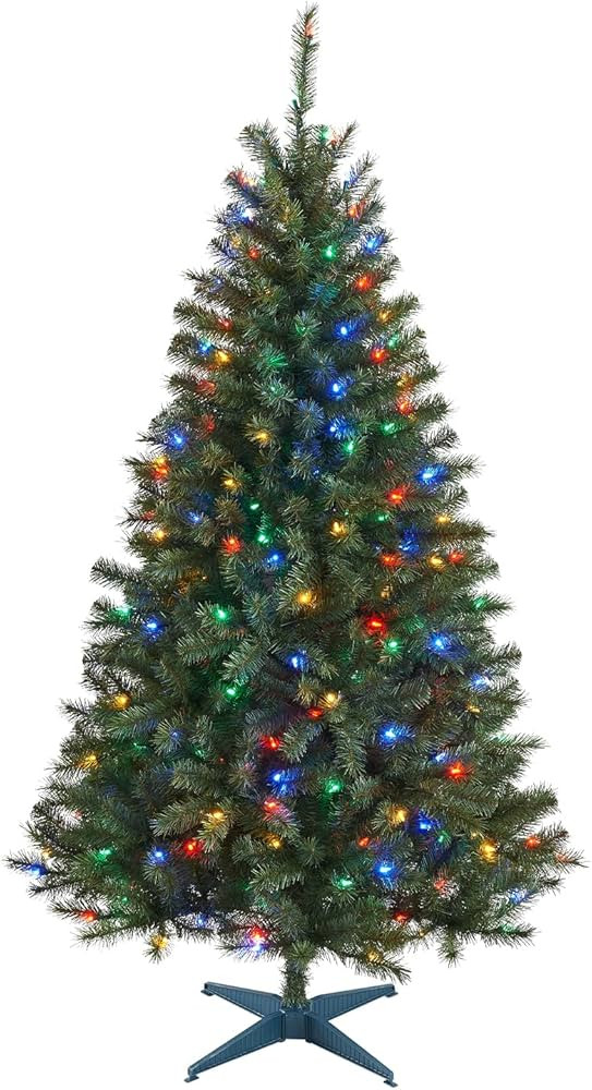 New One 6.5ft Christmas Tree, Xmas Tree, Prelit Artificial Christmas Tree with 250 Color Changing... | Amazon (US)