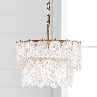 Monique Lhuillier Pressed Glass Chandelier | Pottery Barn Teen