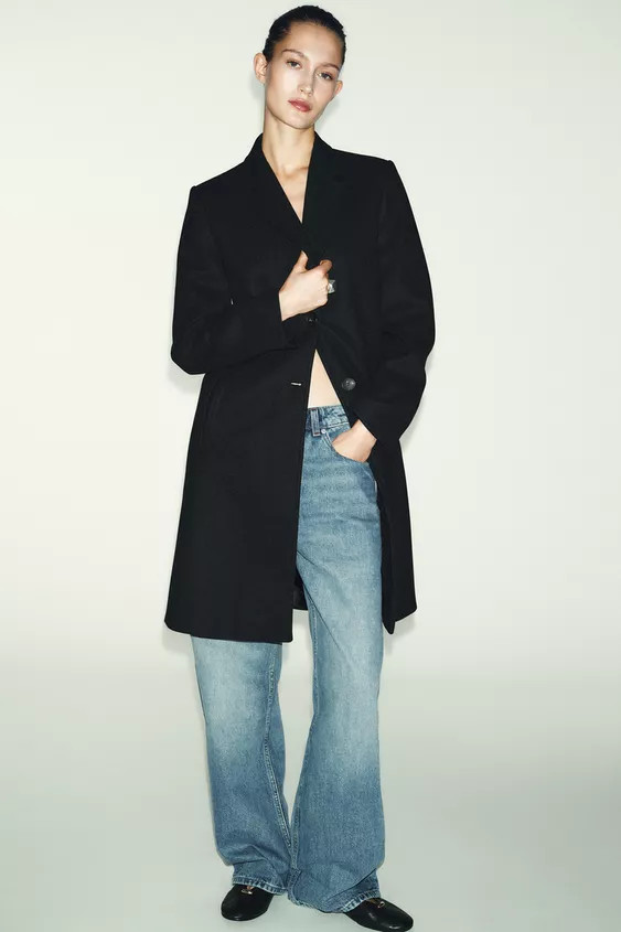 SOFT SHOULDER PAD COAT | Zara US