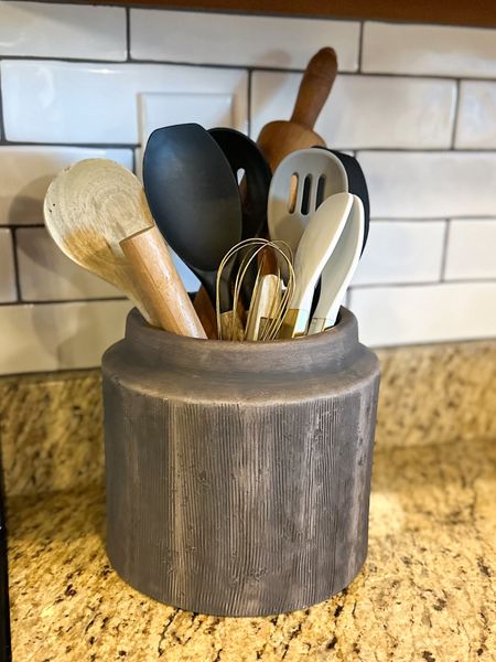 Love how versatile this gorgeous planter is from Walmart! This is the larger size being used as a utensil holder. How would you use this planter in your home? Tell me your ideas in the comments! 


#LTKhome #LTKsalealert #LTKSeasonal