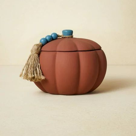 10oz Terracotta Pumpkin Blue Candle - Opalhouse designed with Jungalow | Walmart (US)