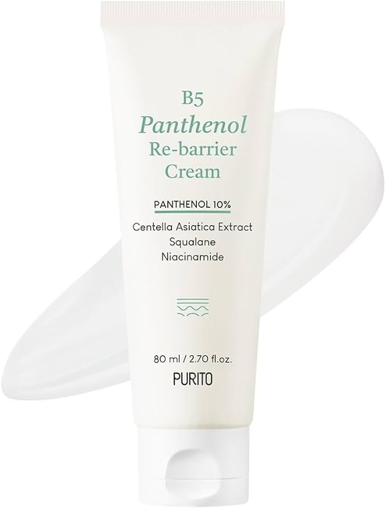 PURITO B5 Panthenol Re-barrier Cream 2.70 fl.oz. / 80ml, Rich Moisturizing Cream with 10% Panthen... | Amazon (US)