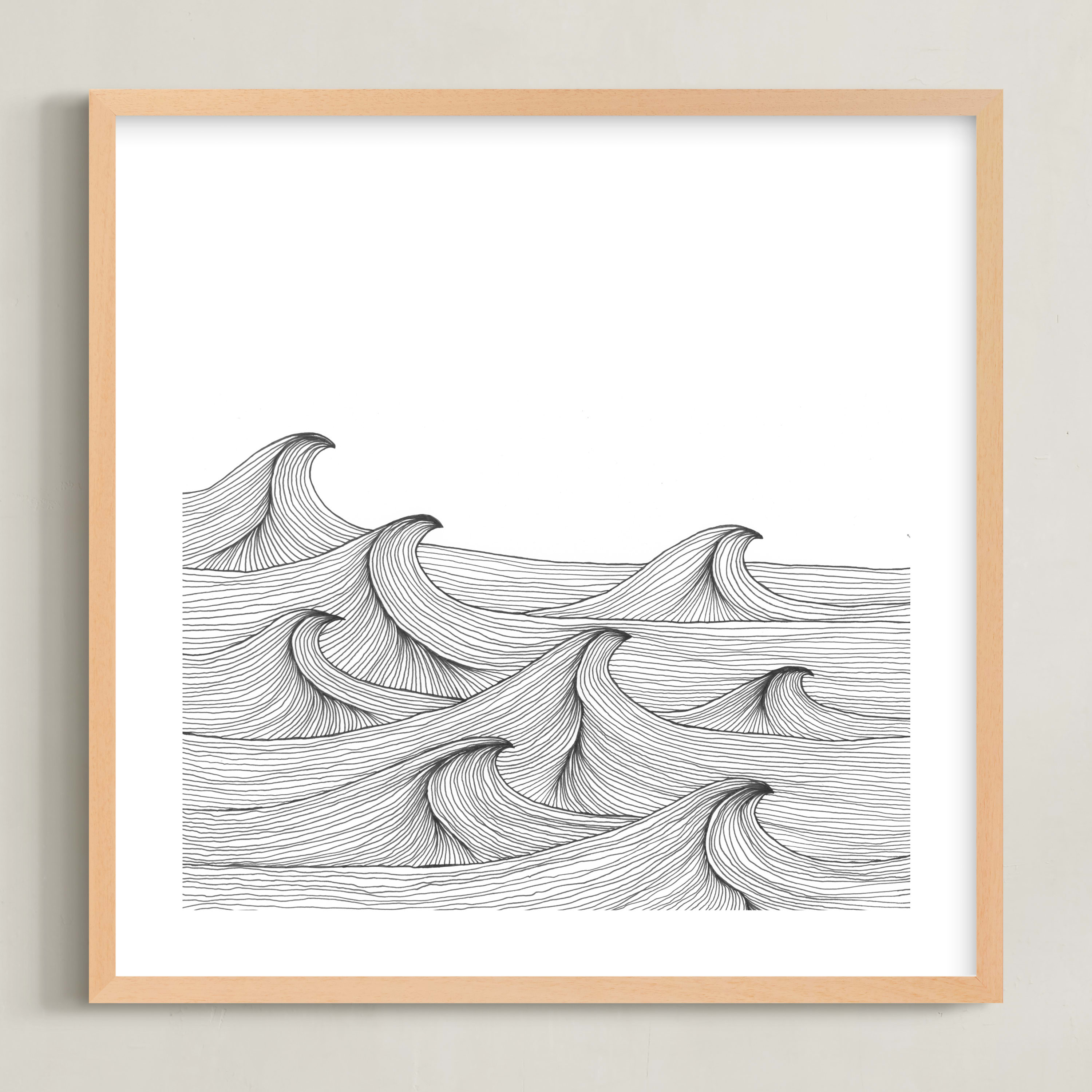 "drift" - Drawing Limited Edition Art Print by Naomi Ernest. | Minted