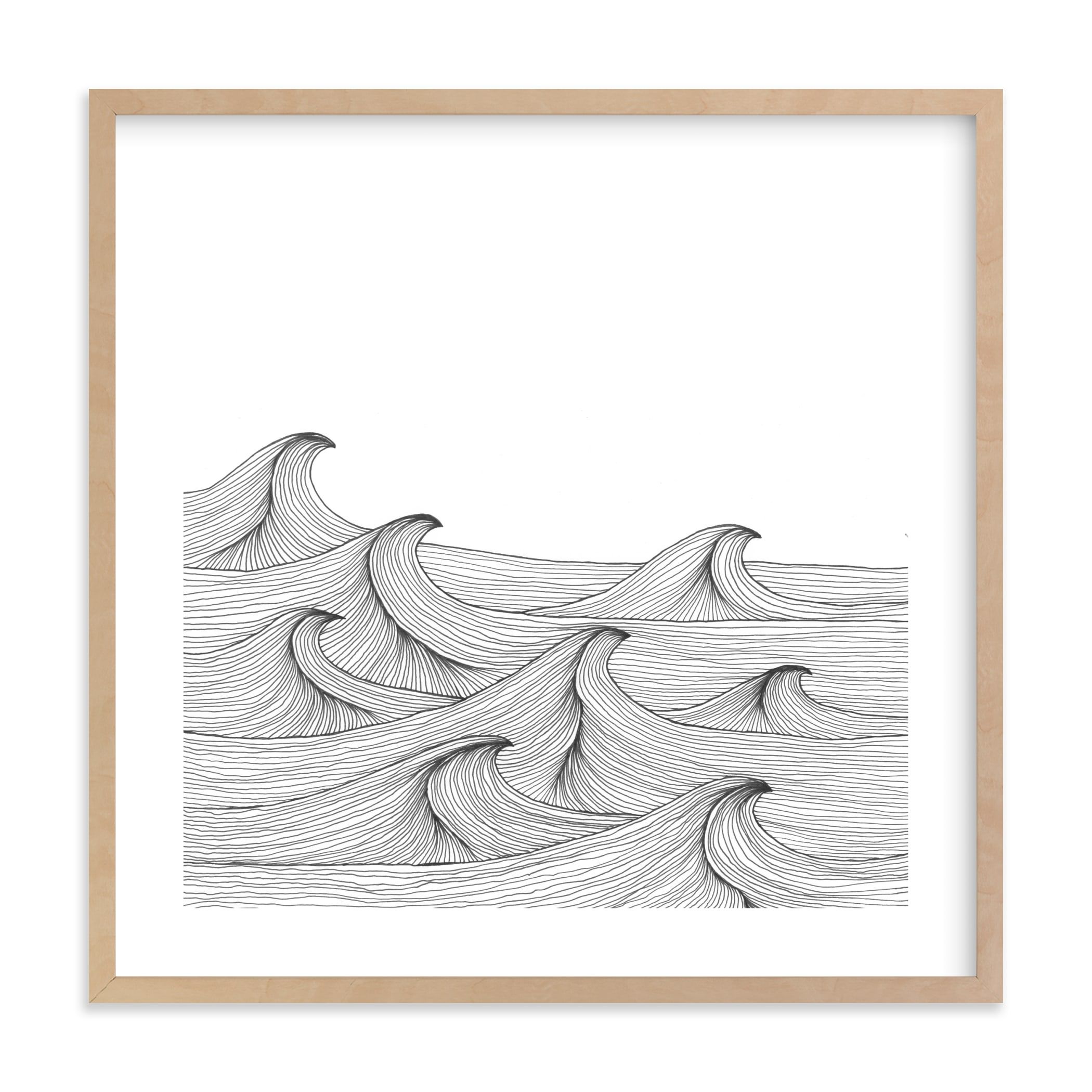 "drift" - Drawing Limited Edition Art Print by Naomi Ernest. | Minted