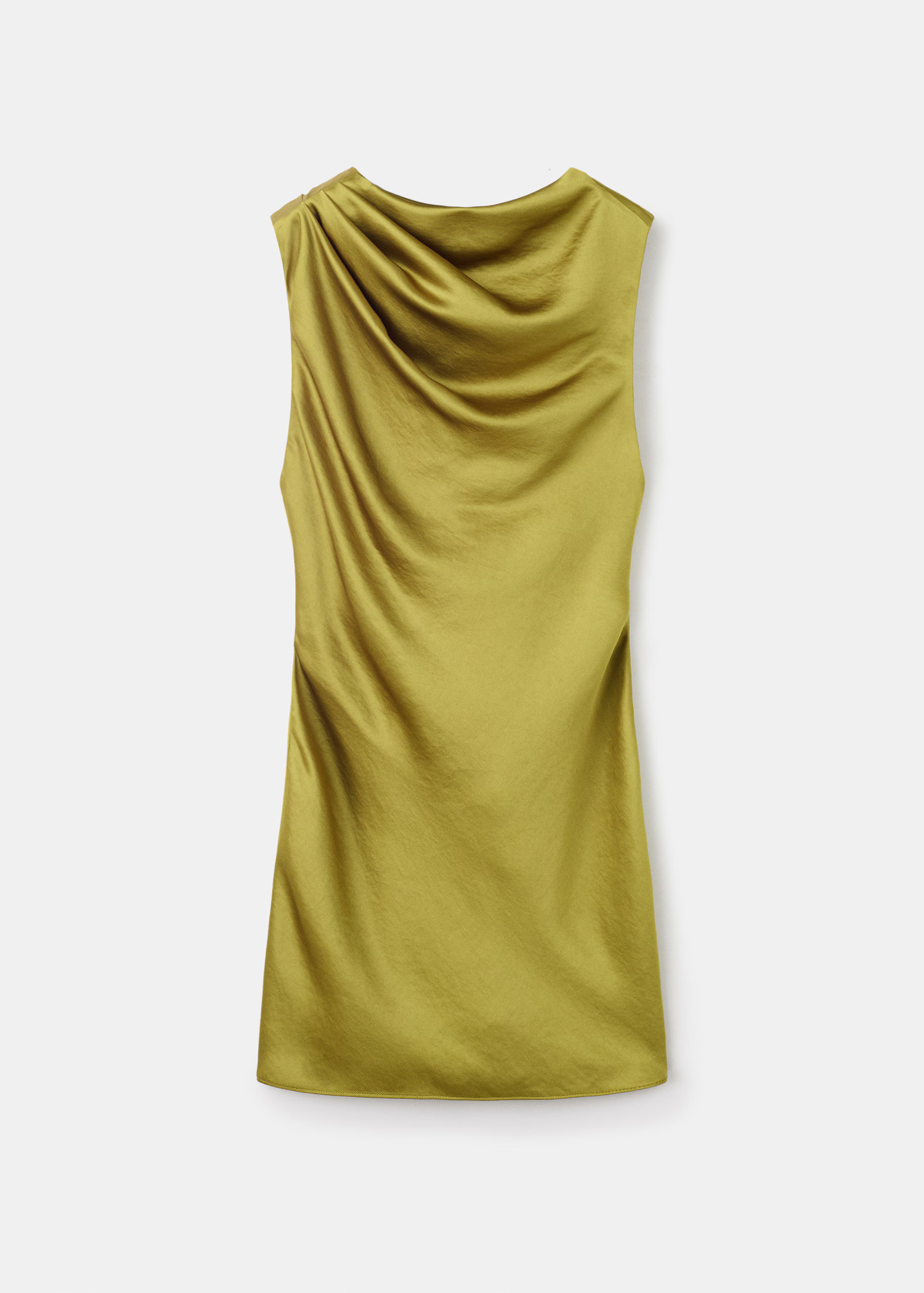 Open-back satin-effect dress | Mango (US/MX/AU)