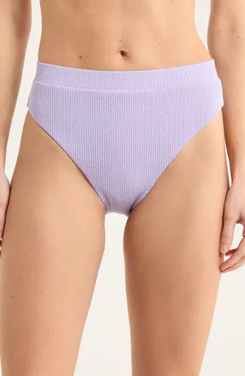 Nike Elevated Essential High Waist Bikini Bottoms in Hydrangeas at Nordstrom Rack, Size Xx-Large | Nordstrom Rack