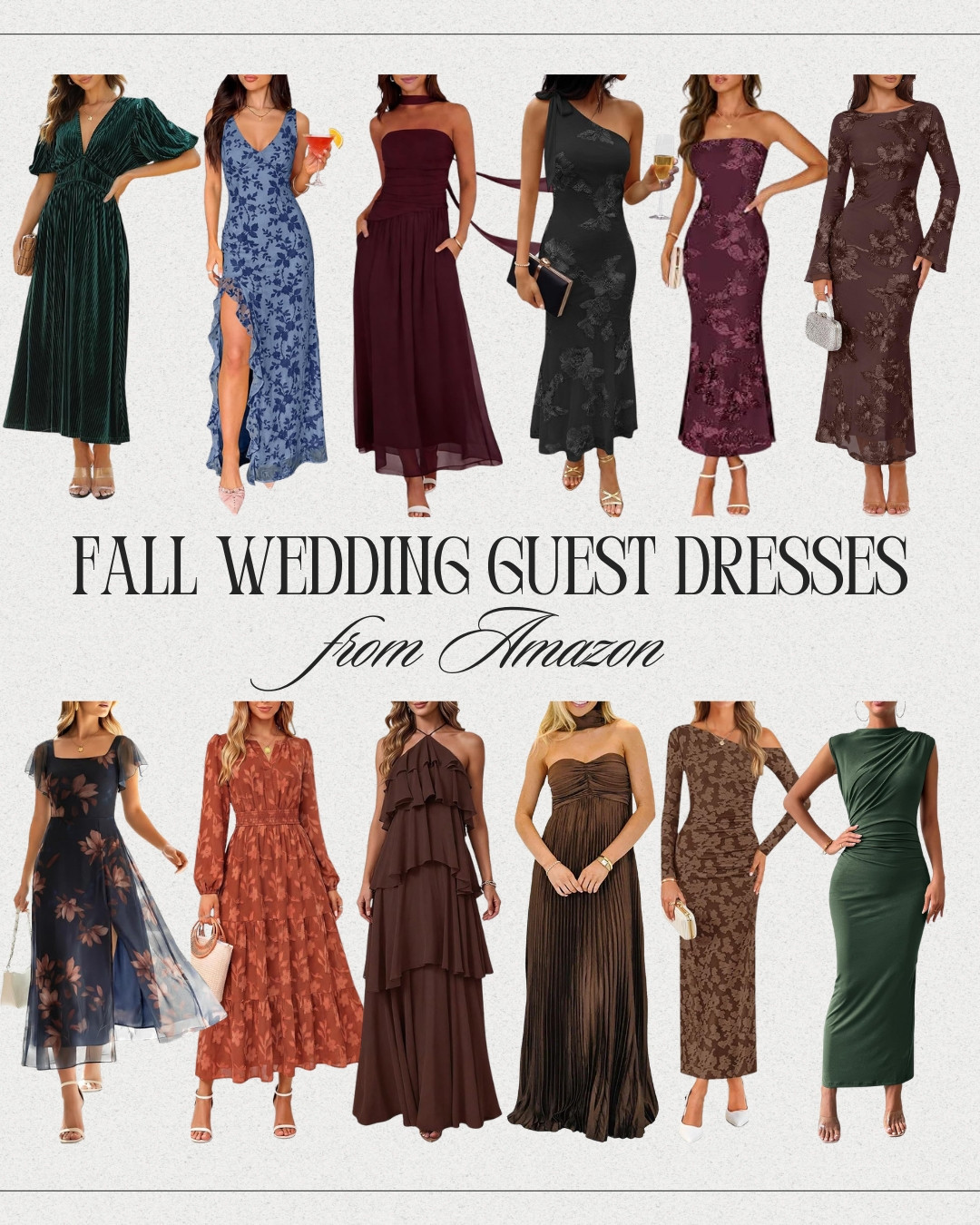 Fall wedding season is calling!! 🍂🤎 So many gorgeous Amazon dresses!! 

 #LTKootd #LTKSaleAlert #LTKWedding