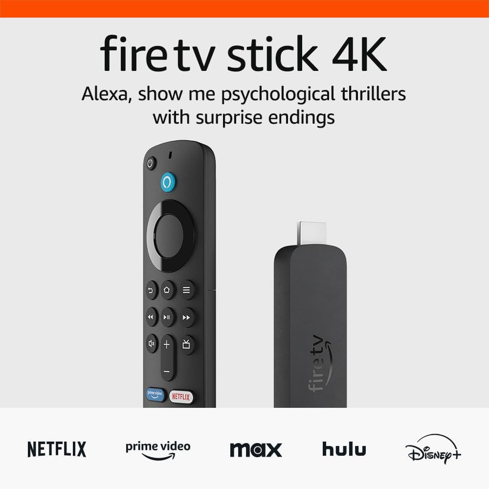 Amazon Fire TV Stick 4K (newest model) with AI-powered Fire TV Search, Wi-Fi 6, stream over 1.5 m... | Amazon (US)