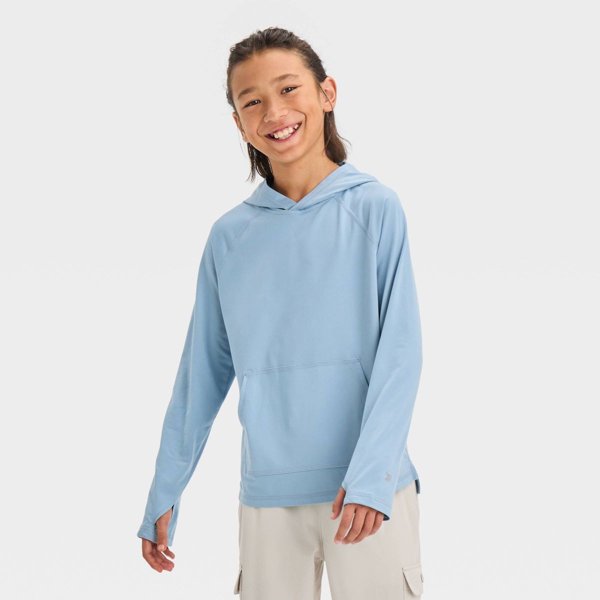 Boys' Soft Stretch Hooded Sweatshirt - All In Motion™ | Target