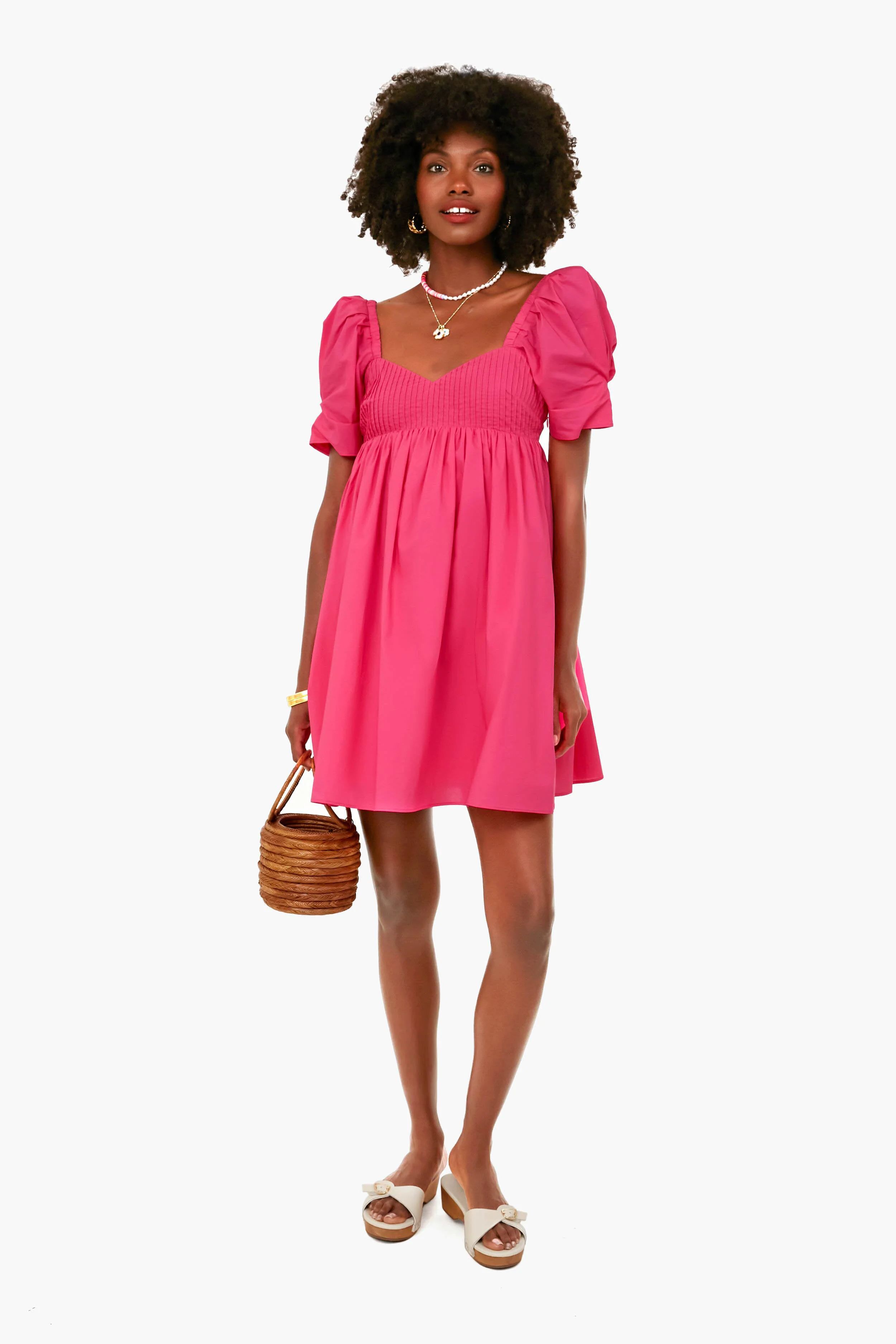 Mini Fuchsia French Dress | Tuckernuck (US)