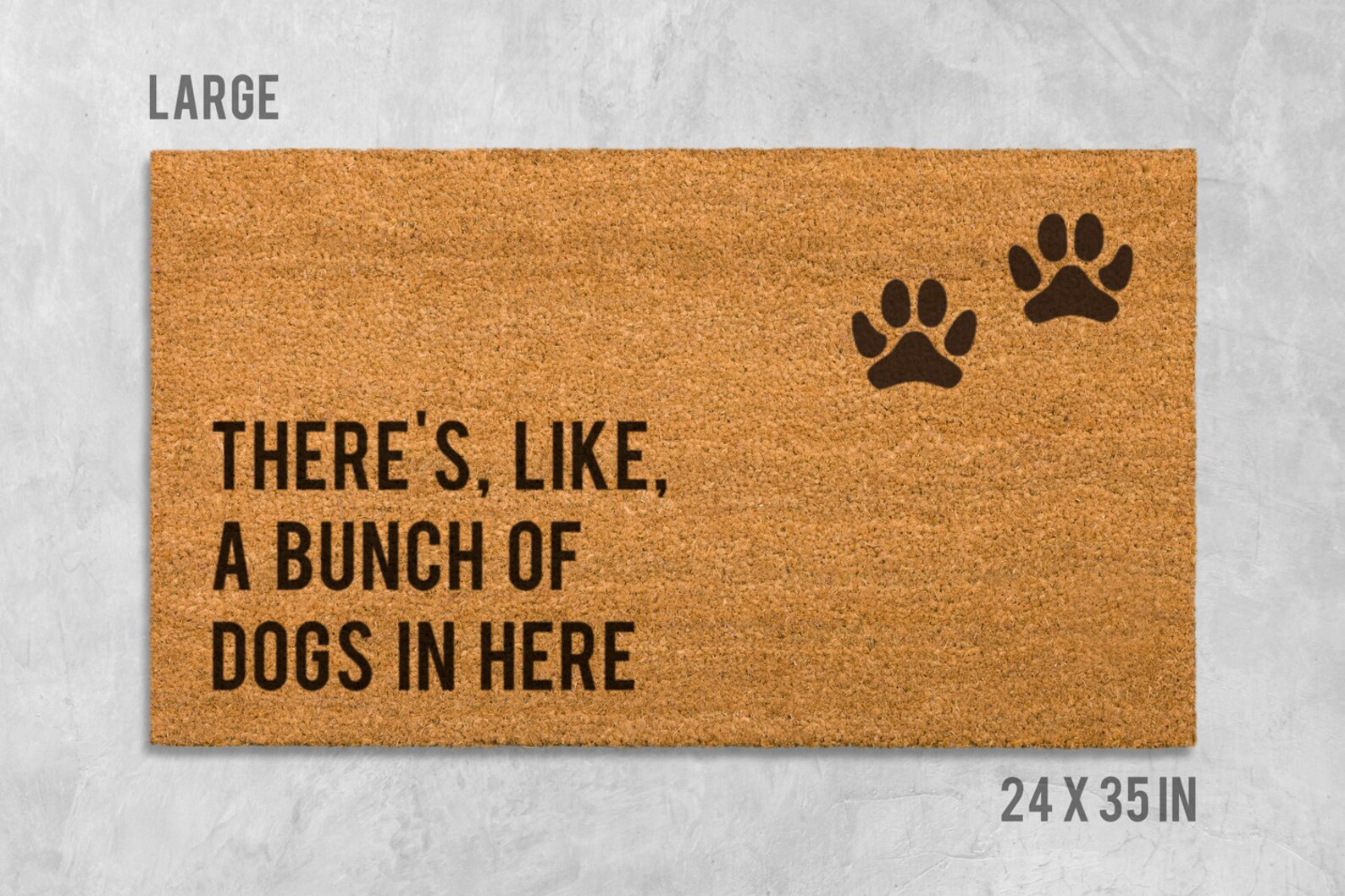 There's Like A Bunch of Dogs in Here Doormat Dog Doormat - Etsy | Etsy (US)