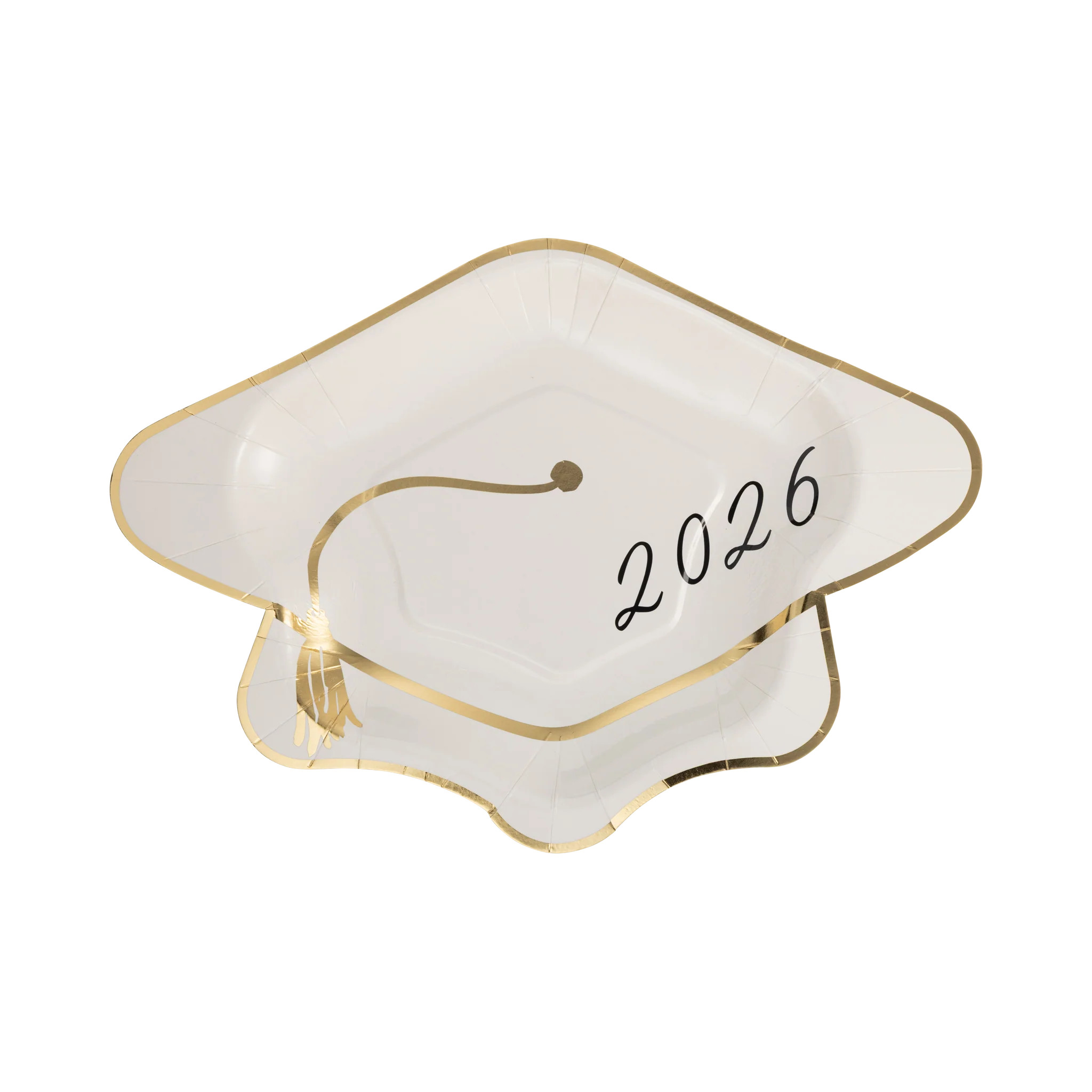 2026 Grad Cap Paper Plate (8ct) | My Mind's Eye