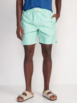 Printed Swim Trunks for Men --7-inch inseam | Old Navy (US)