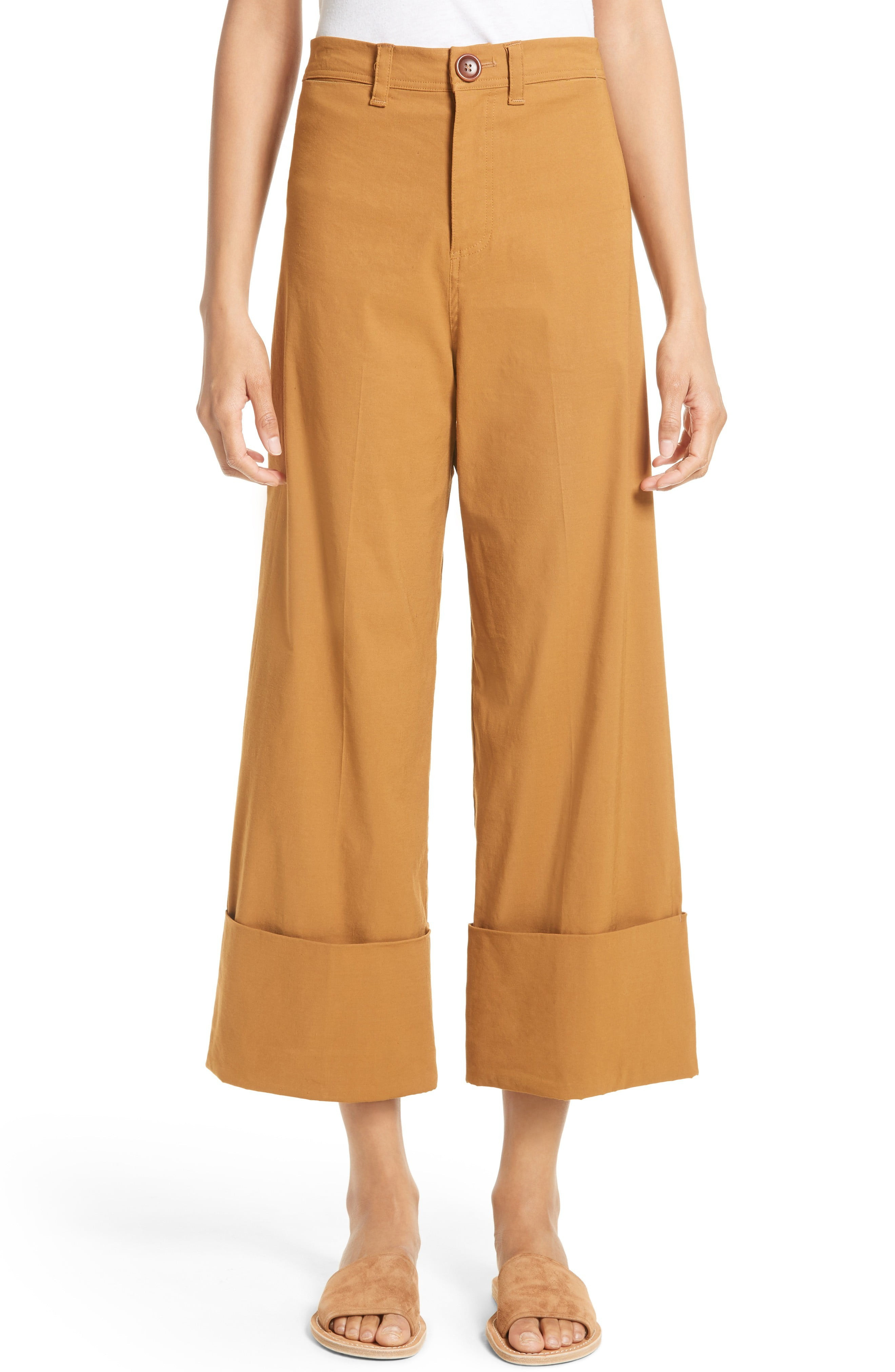 Cuffed Crop Pants | Nordstrom