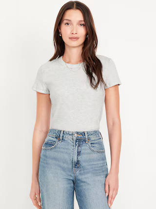 Snug Crew-Neck T-Shirt | Old Navy | Old Navy (US)