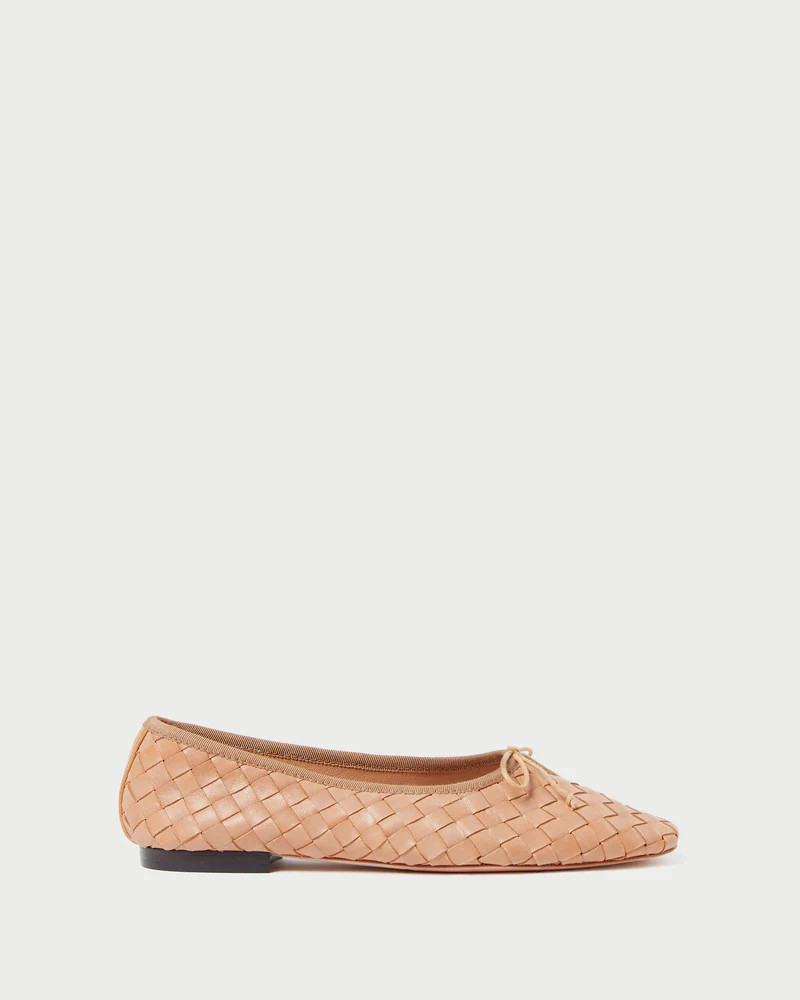 Landry Honey Woven Ballet Flat | Loeffler Randall