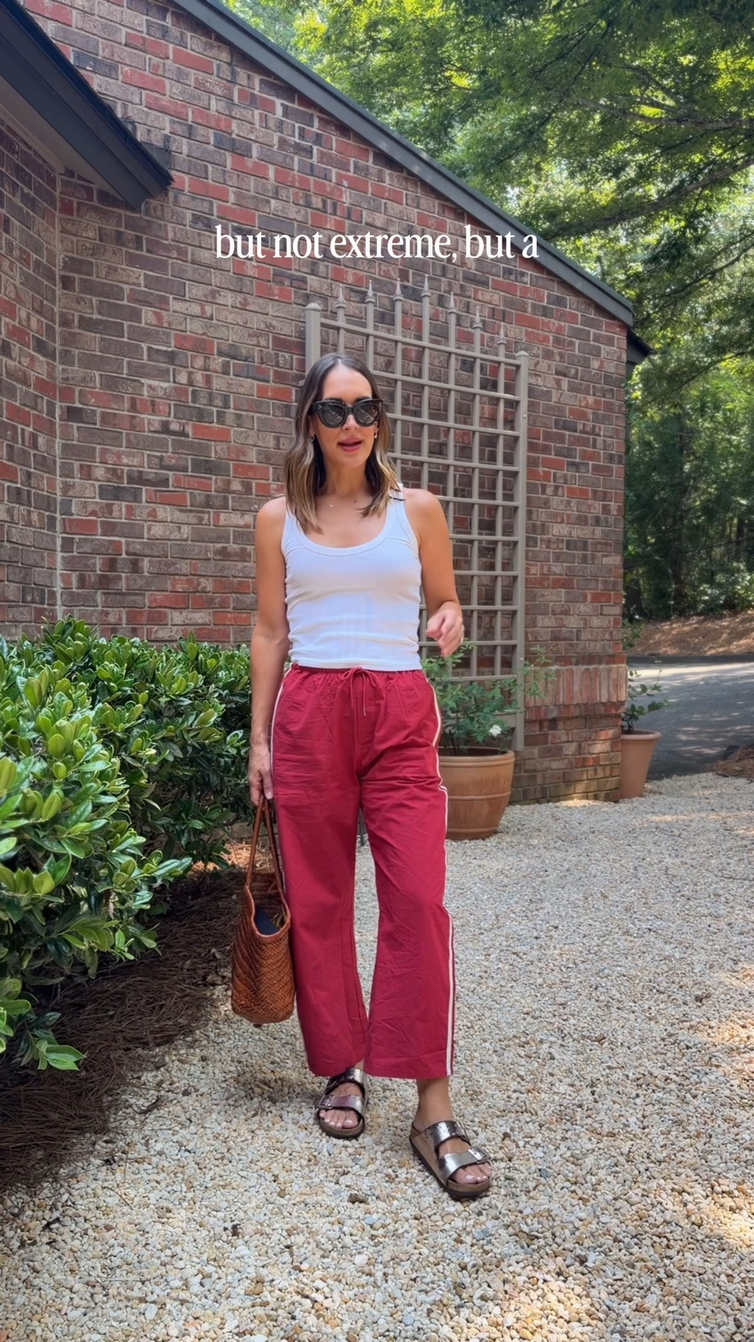 I am VERY into these track pants and find them extremely flattering 

Run TTS, wearing a small

#LTKmomlife