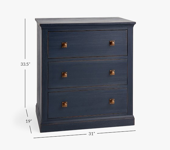 Charlie 3-Drawer Mini Dresser (31w x 19d") | Pottery Barn Kids