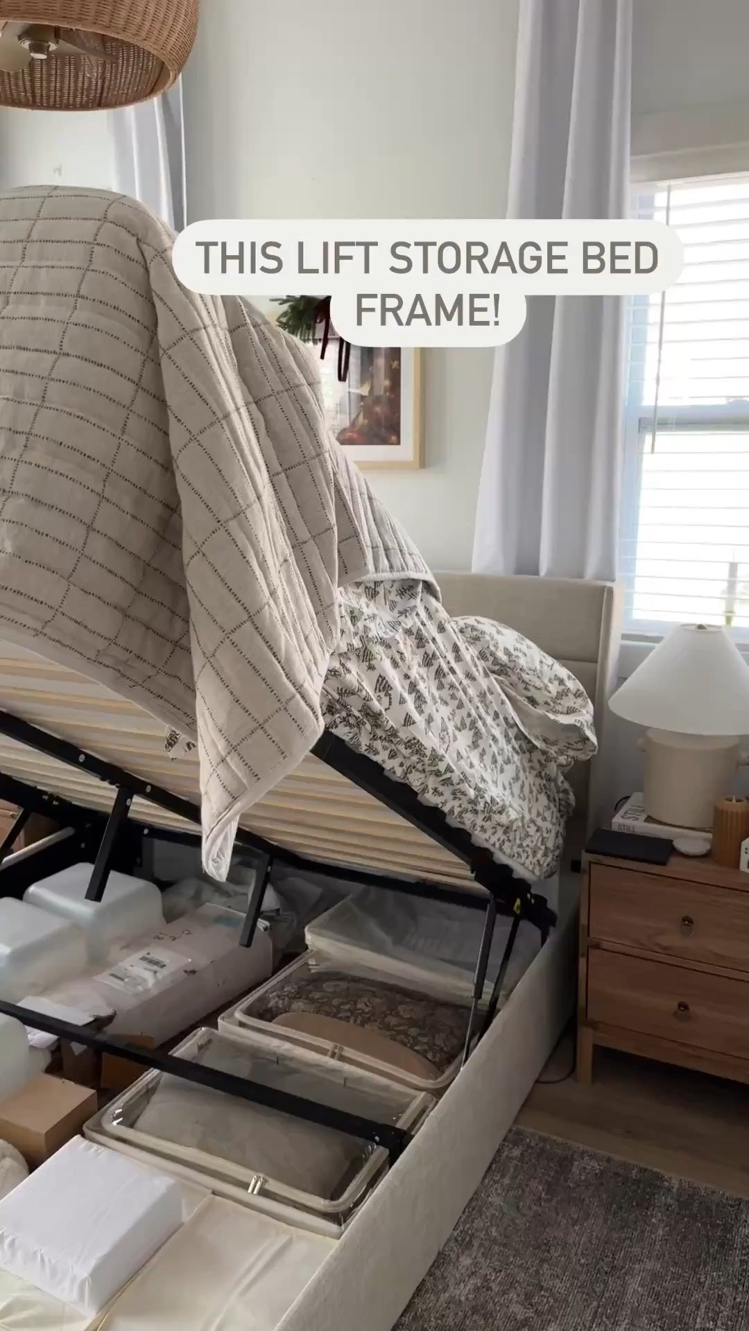 When you have a small space but you still want it to be pretty and need it to be functional you have to get creative! These storage solutions like the lift storage bed frame, coffee table with drawers and a lid open lid, and compact pots and pans are all pretty and functional! 

#LTKHome