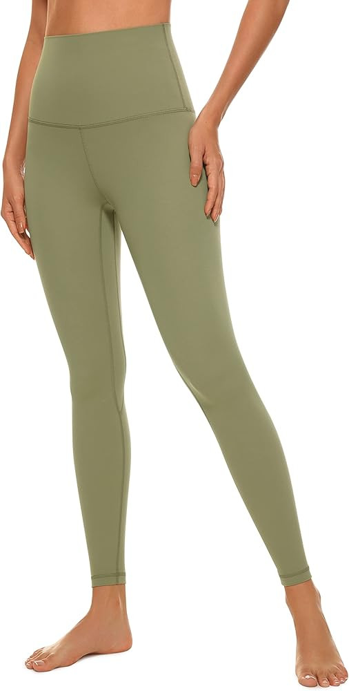 Amazon.com: CRZ YOGA Super High Waisted Butterluxe Yoga Pants 25 Inches - Buttery Soft Workout Le... | Amazon (US)