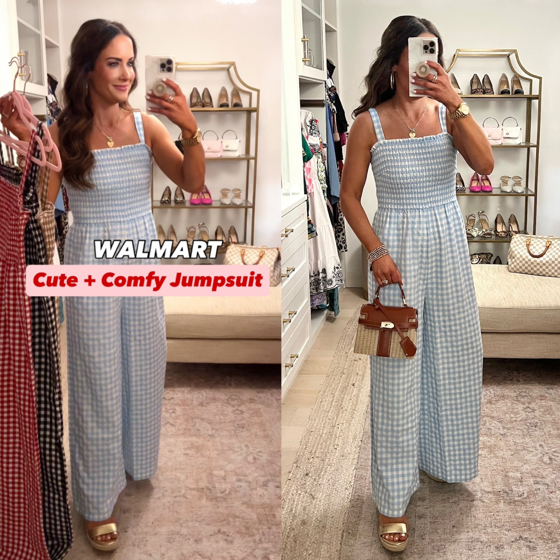 Scroll to shop! New jumpsuit in lots of colors! Wearing size S, runs TTS. Follow us for more! ❤️