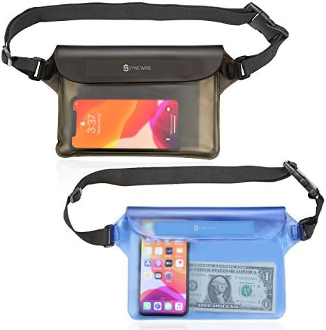 Syncwire Waterproof Pouch Bag with Adjustable Waist Strap (2 Pack) - IP68 Waterproof Waist Bag Sc... | Amazon (US)