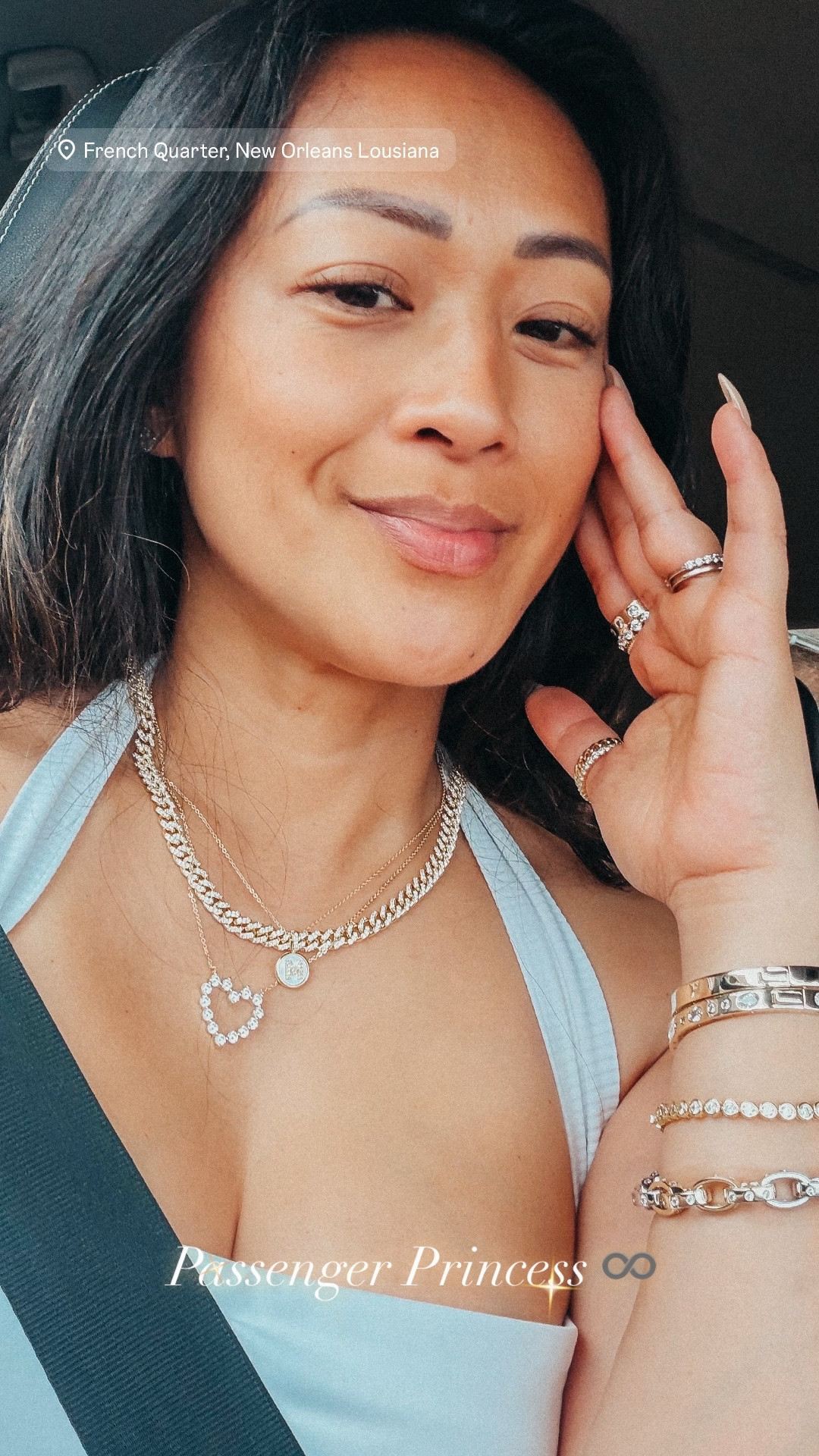 Melinda Maria Jewelry Stack 

#LTKvlog #LTKTravel #LTKootd